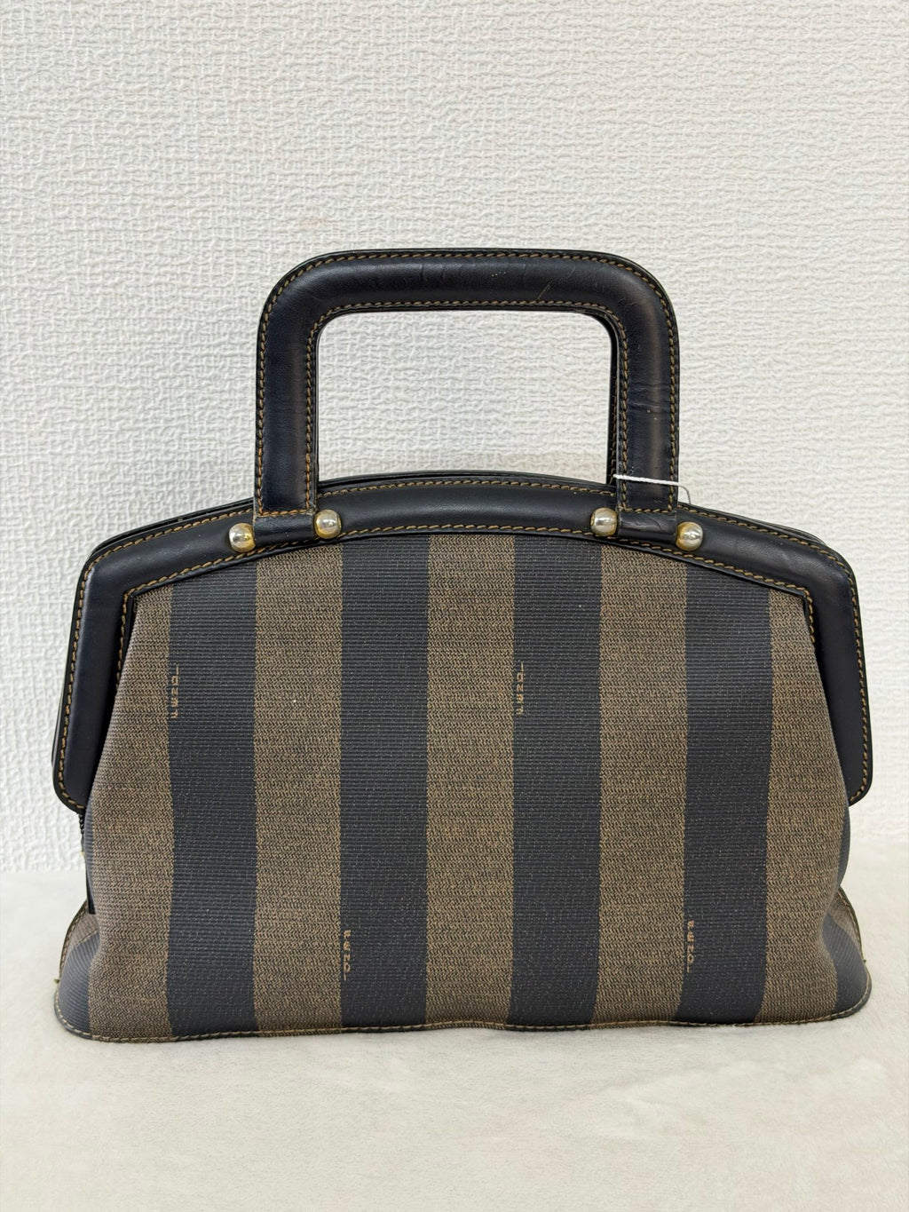 Fendi Pecan Canvas Doctor Bag