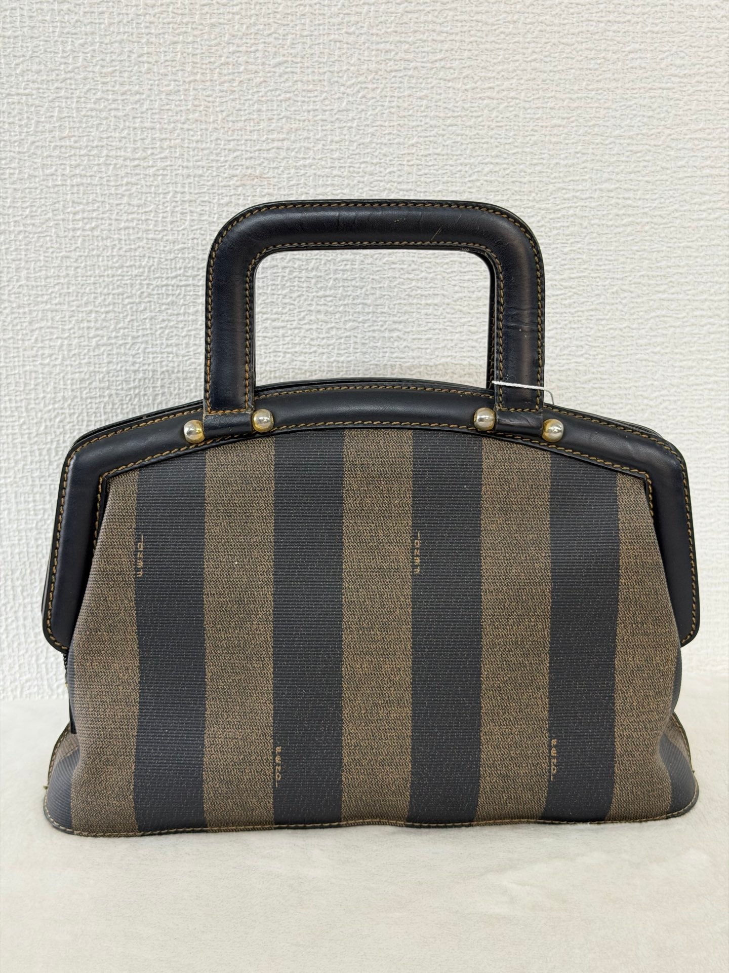 Fendi Pecan Canvas Doctor Bag