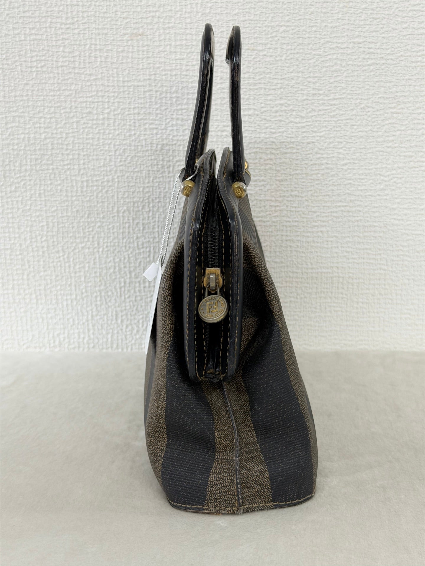 Fendi Pecan Canvas Doctor Bag