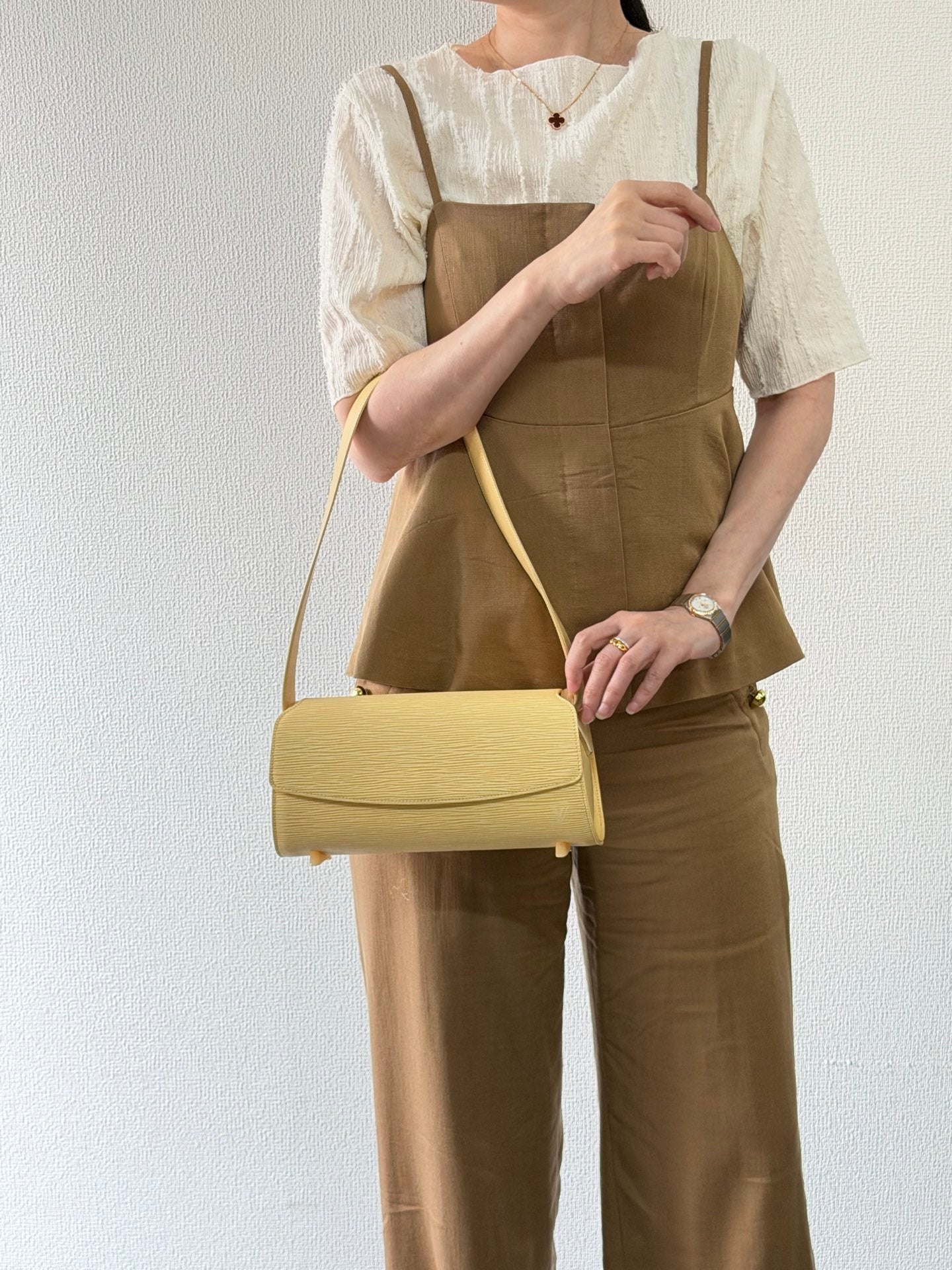 Louis Vuitton Vanilla Epi Leather Nocturne PM Bag