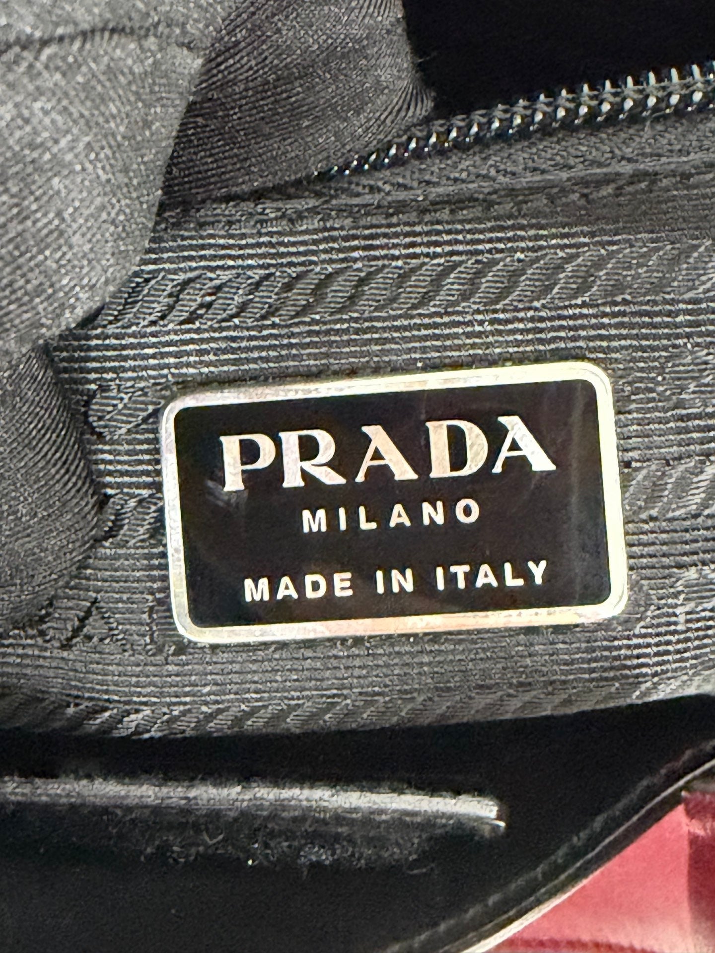 Prada Asymmetric Leather Shoulder Bag Red