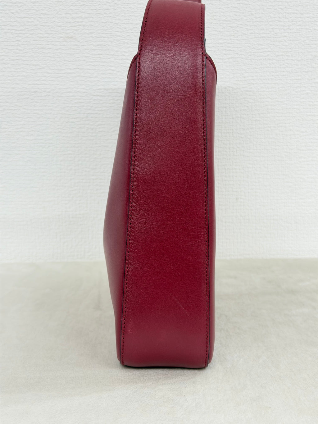 Prada Asymmetric Leather Shoulder Bag Red