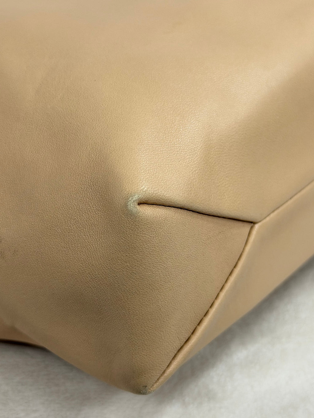 Loewe Vintage Beige Nappa Leather Shoulder Bag