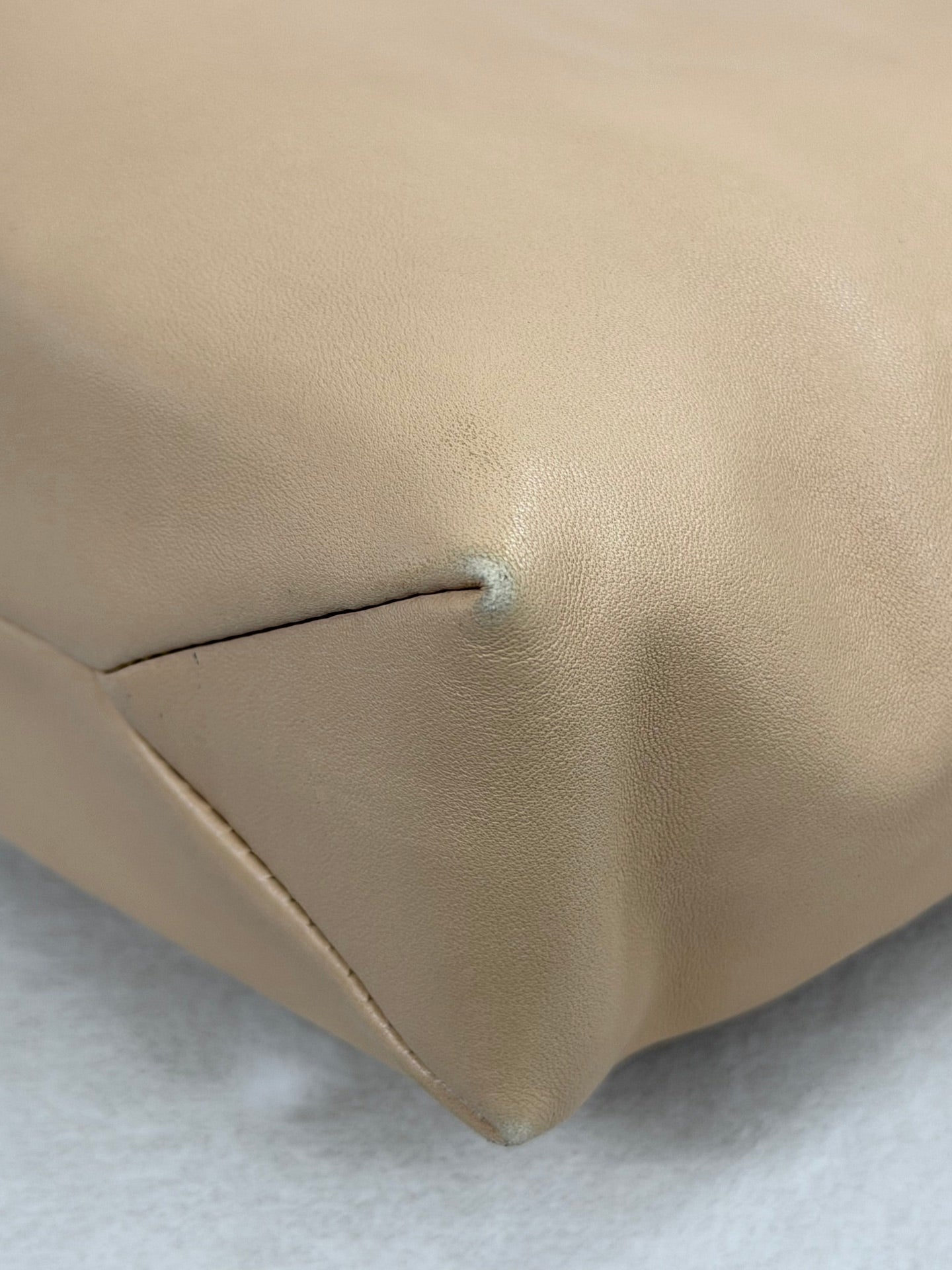 Loewe Vintage Beige Nappa Leather Shoulder Bag