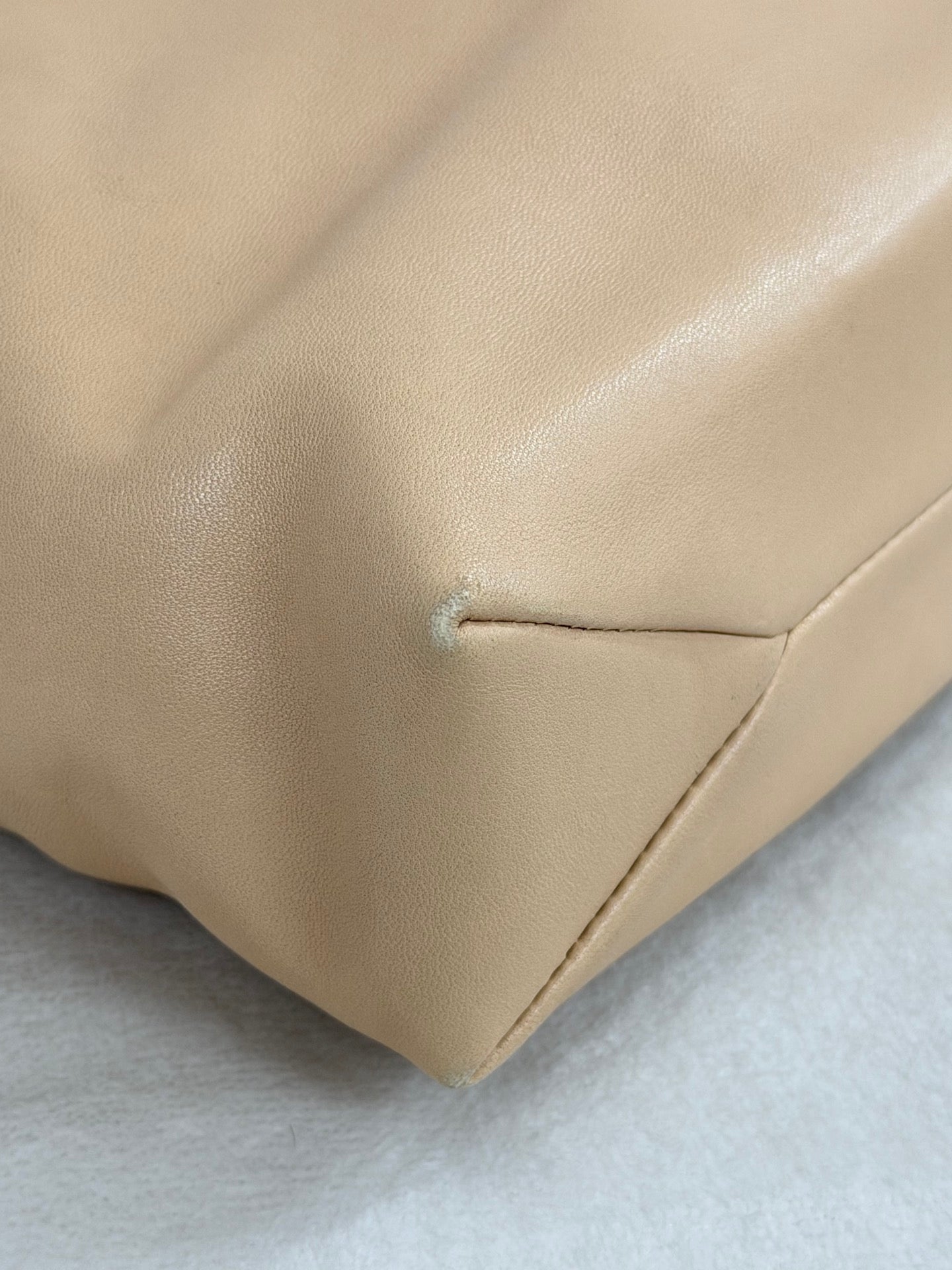 Loewe Vintage Beige Nappa Leather Shoulder Bag