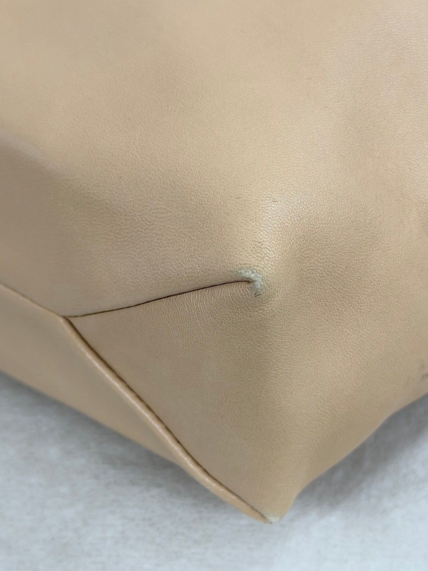 Loewe Vintage Beige Nappa Leather Shoulder Bag