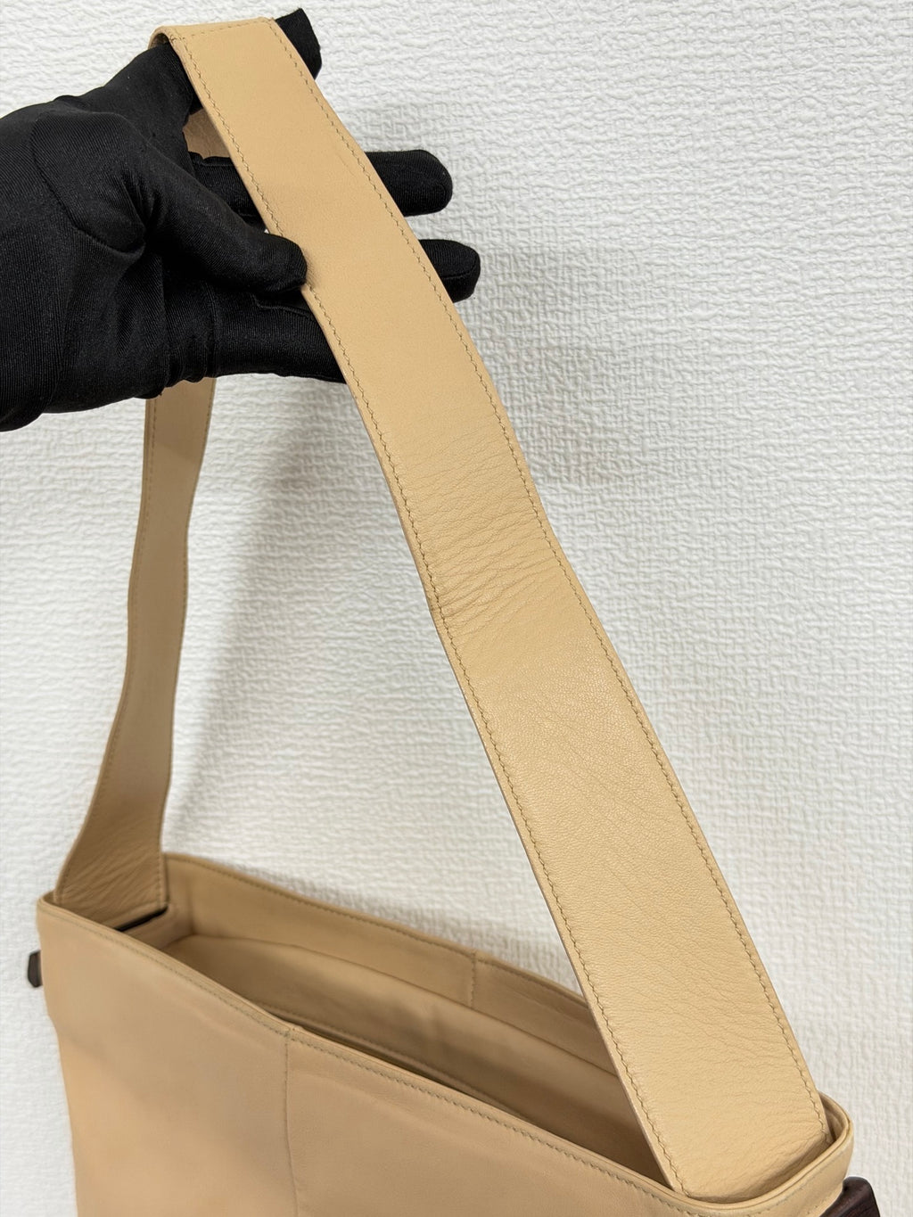 Loewe Vintage Beige Nappa Leather Shoulder Bag