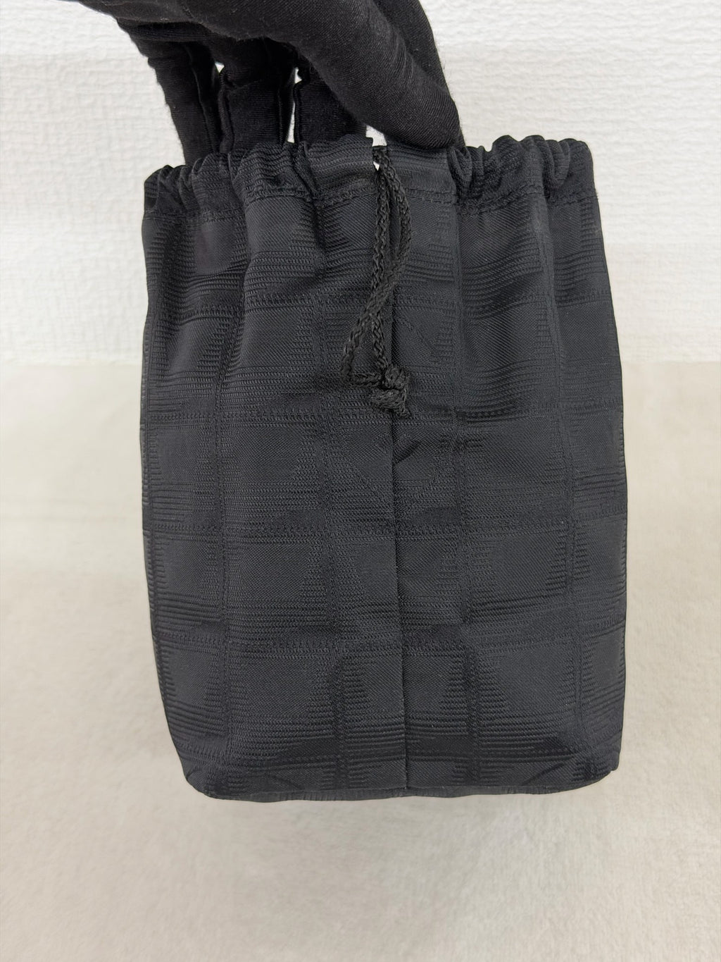 Chanel Vintage New Travel Line Drawstring Bucket Bag