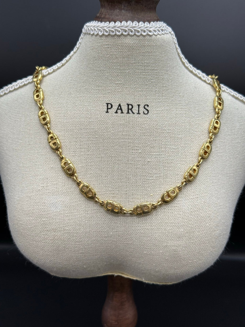 Christian Dior gold-tone necklace