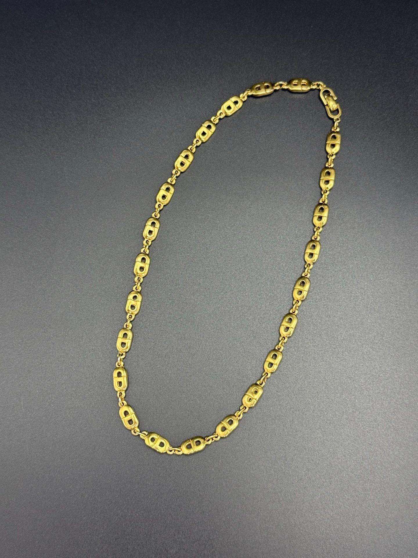 Christian Dior gold-tone necklace