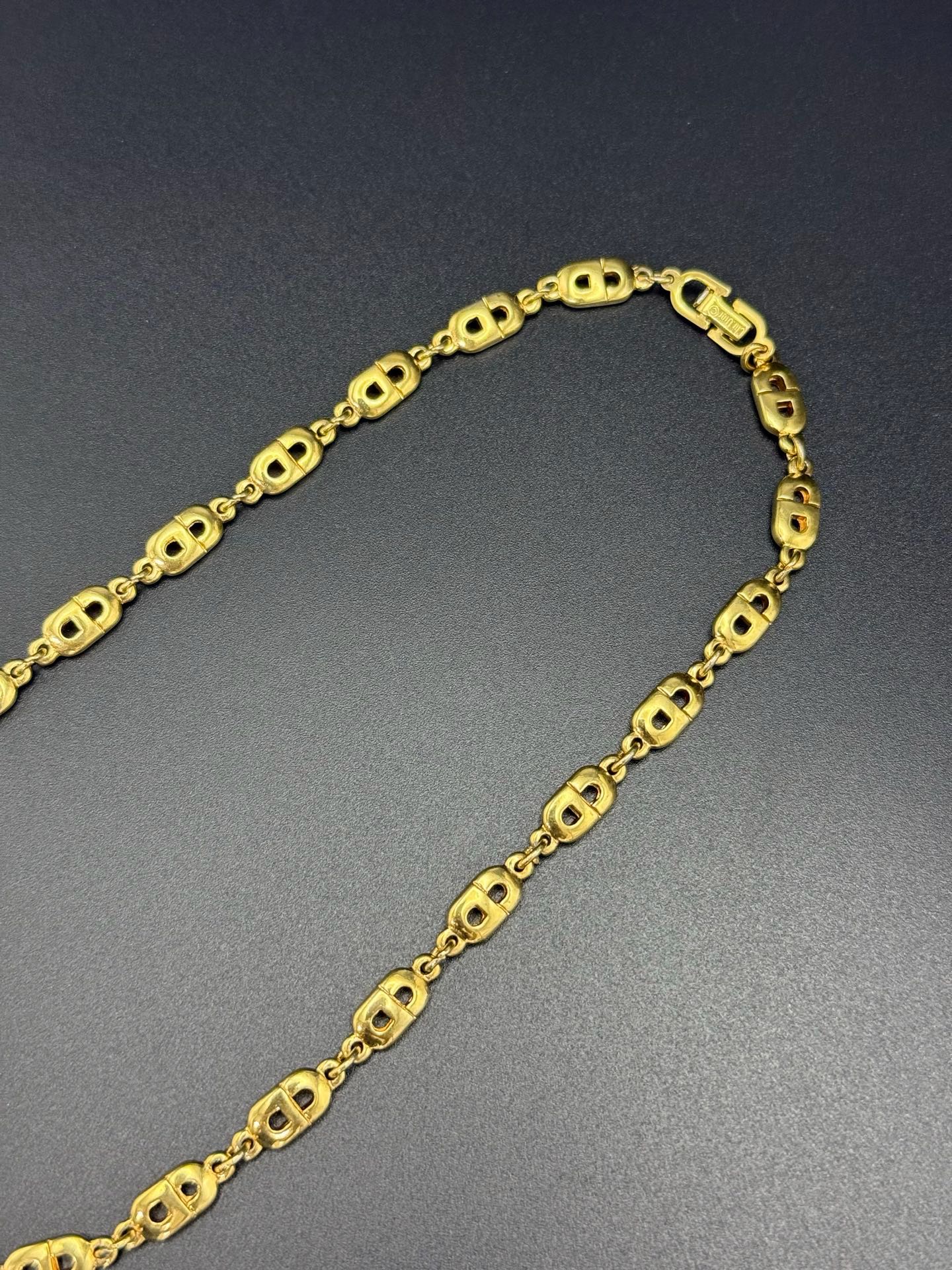 Christian Dior gold-tone necklace