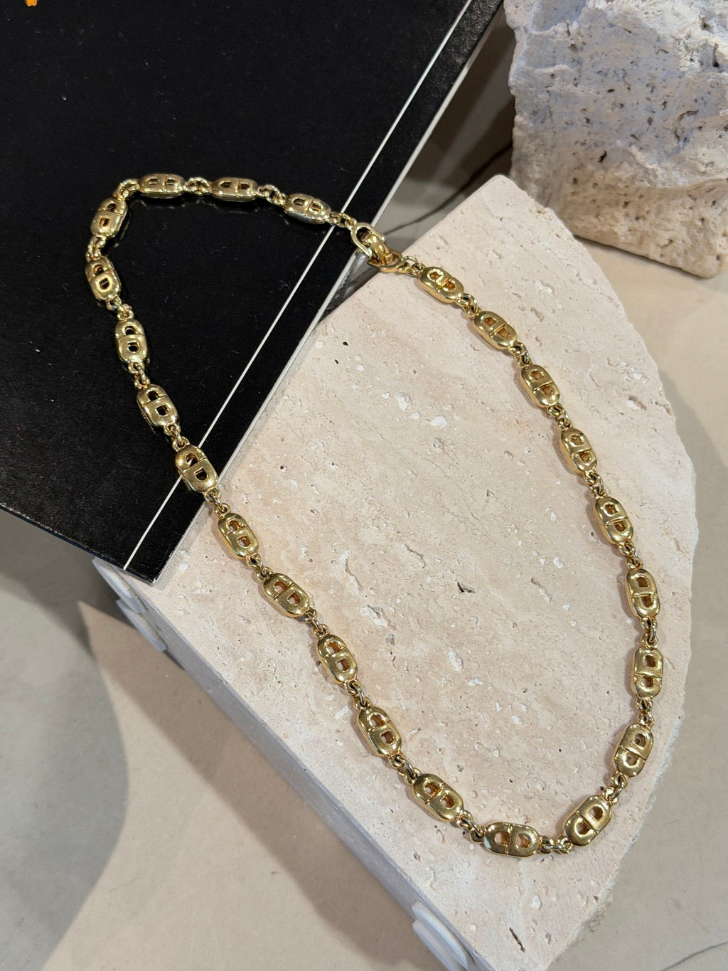 Christian Dior gold-tone necklace