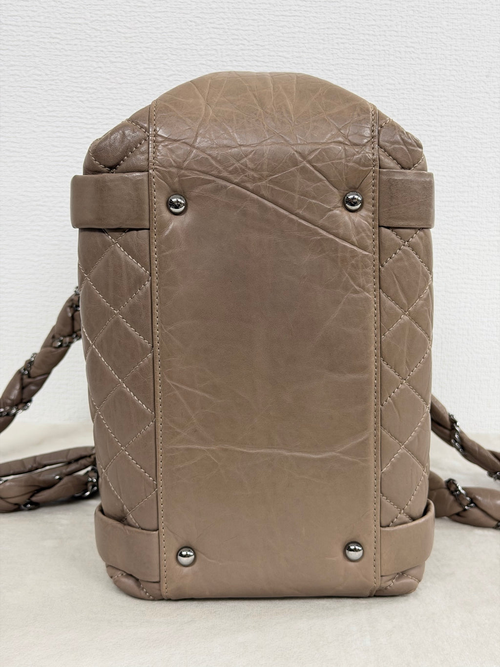 CHANEL Quilted Leather Lady Braid Shopping Tote Bag