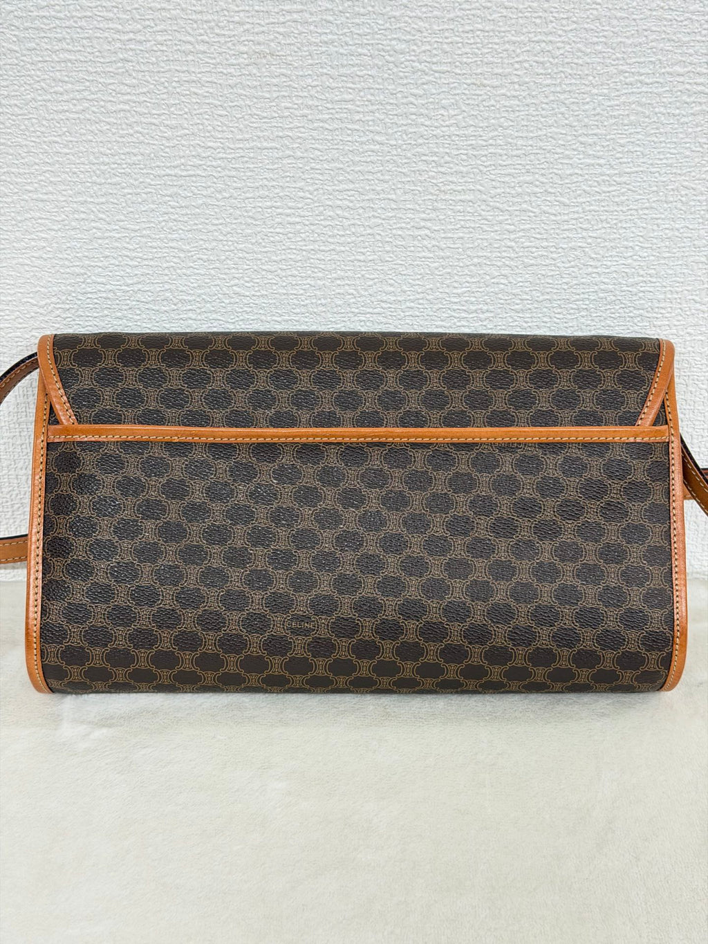 CELINE Macadam Canvas Crossbody Shoulder Bag