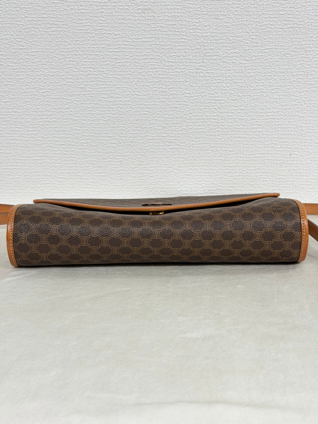 CELINE Macadam Canvas Crossbody Shoulder Bag