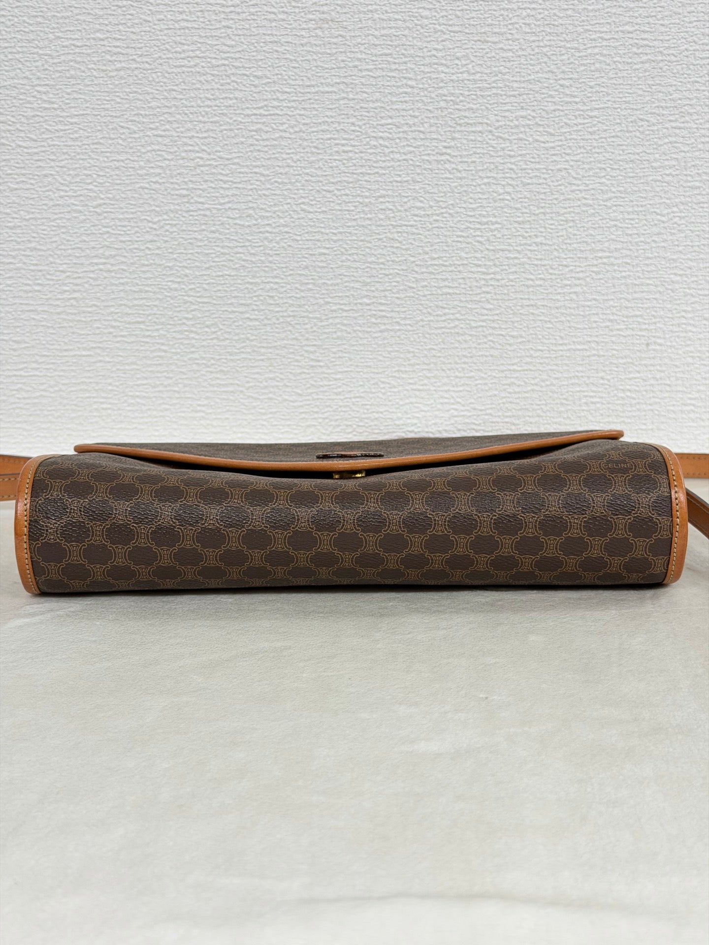 CELINE Macadam Canvas Crossbody Shoulder Bag