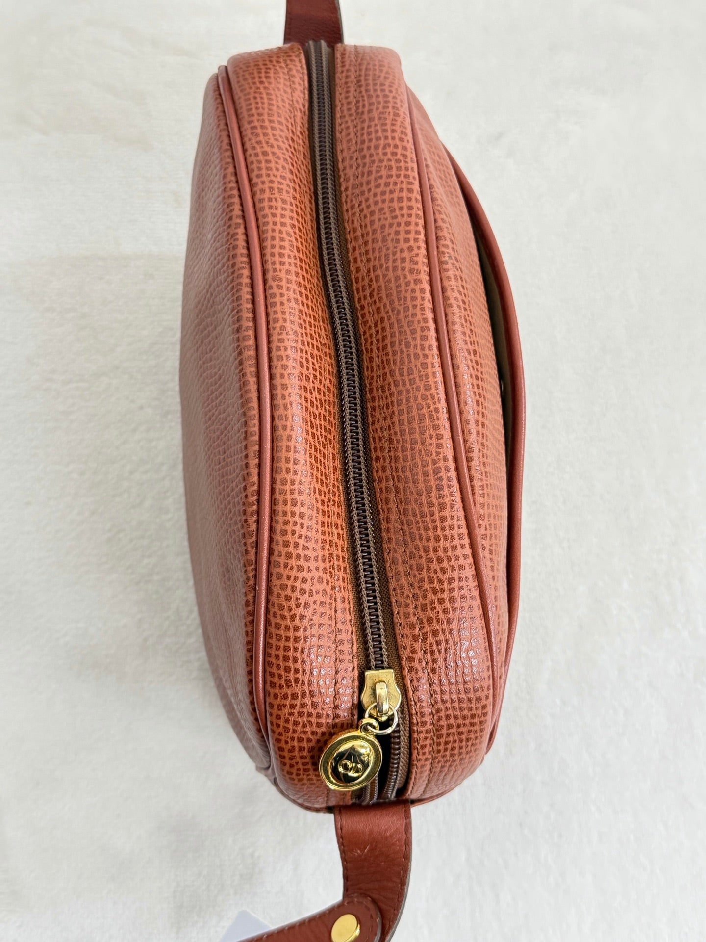 Christian Dior  CD Oval Hardware Leather Camera Bag
