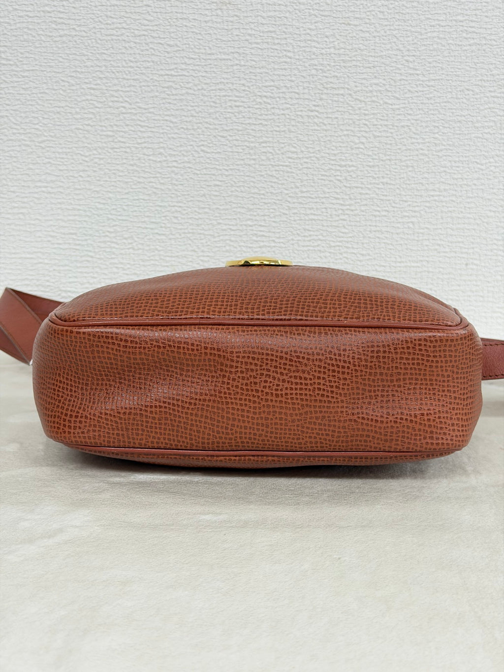 Christian Dior  CD Oval Hardware Leather Camera Bag