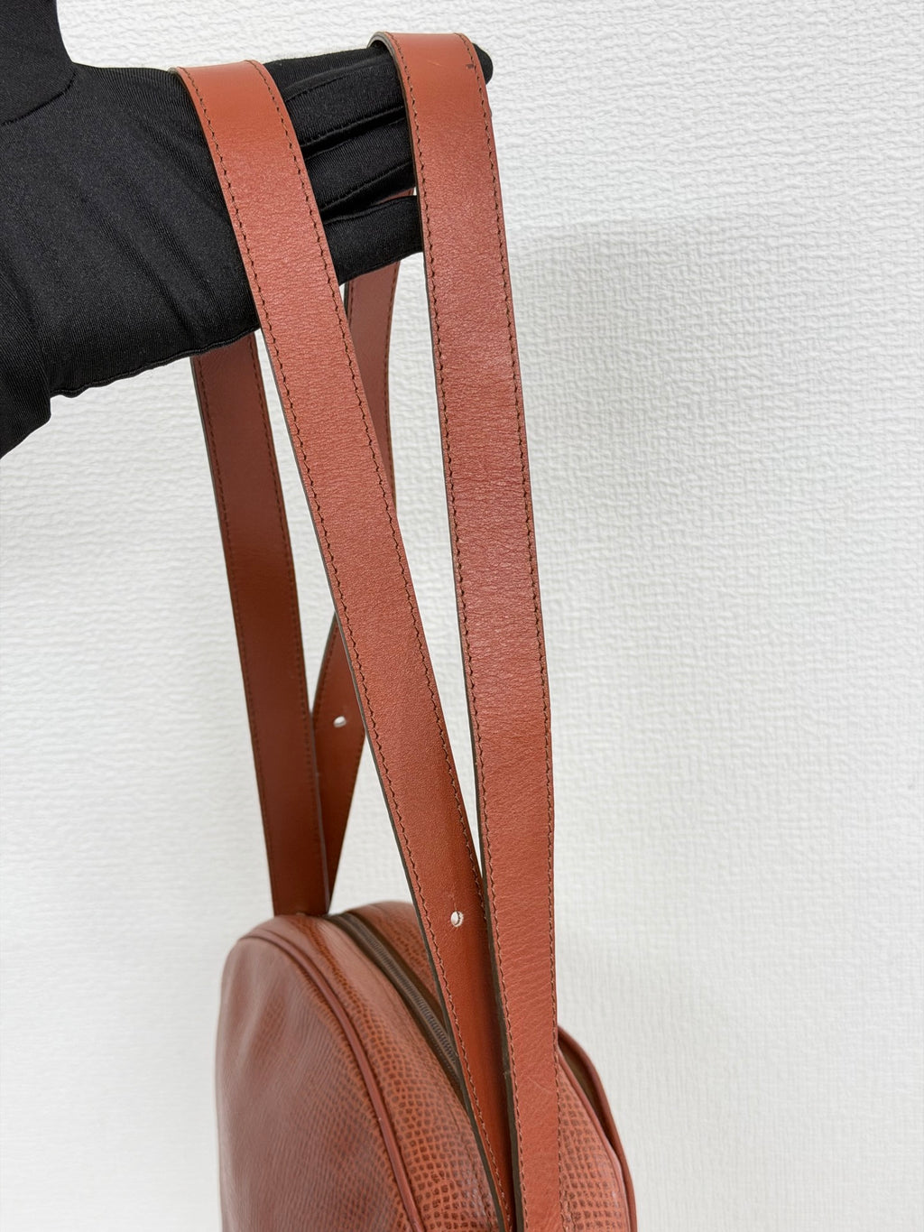 Christian Dior  CD Oval Hardware Leather Camera Bag