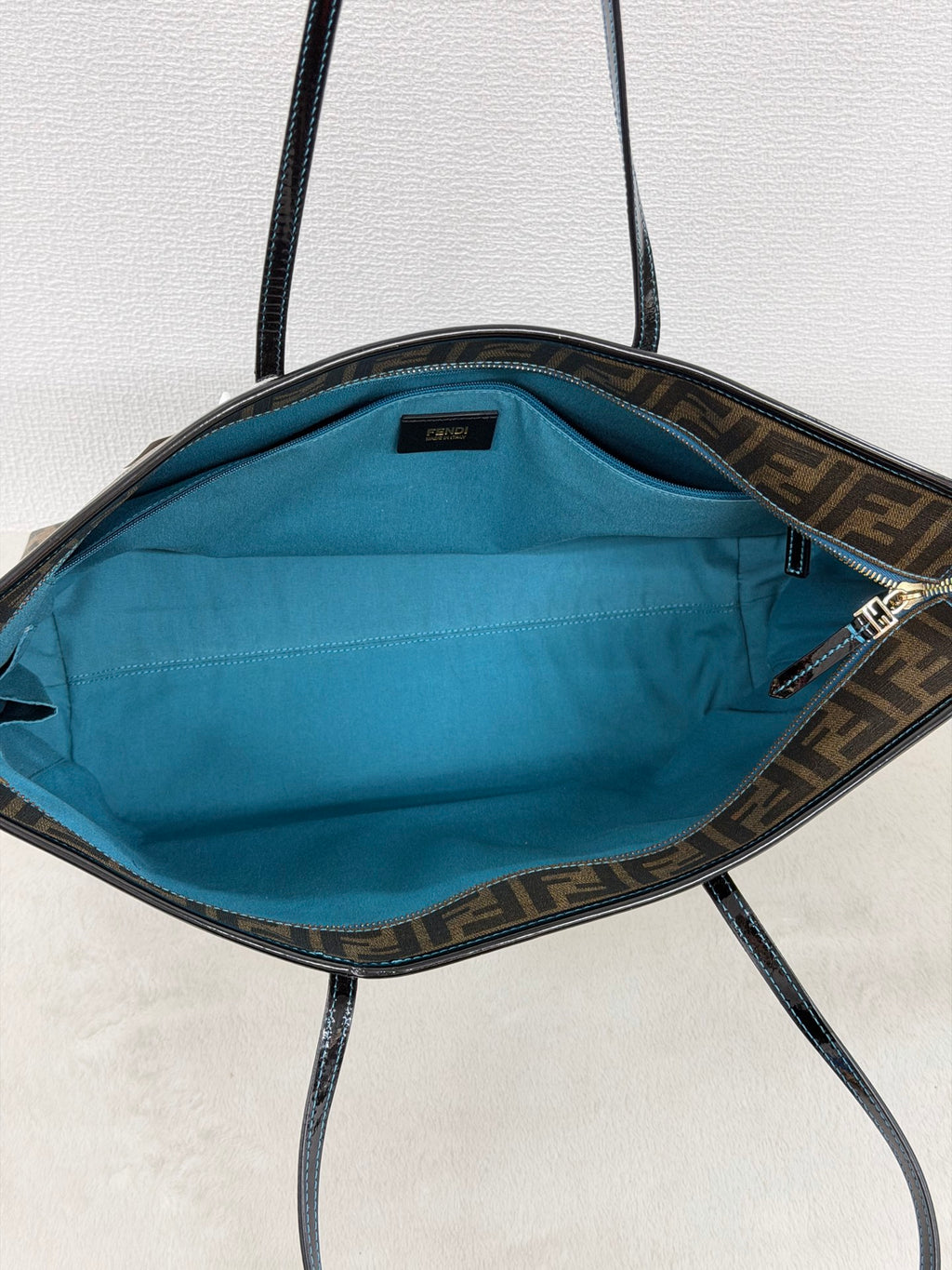 FENDI Fortune Fish Zucca Tote Bag