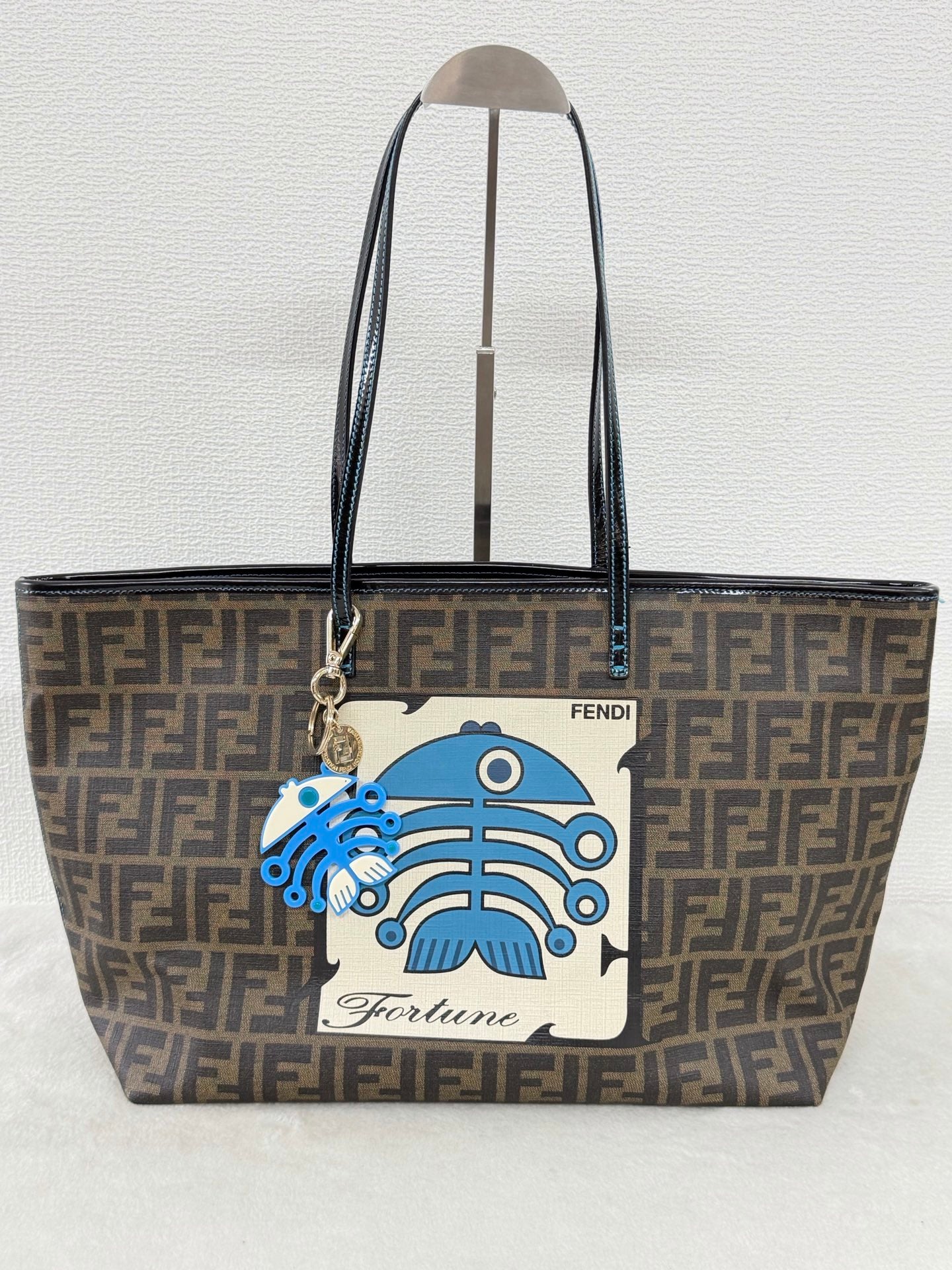 FENDI Fortune Fish Zucca Tote Bag