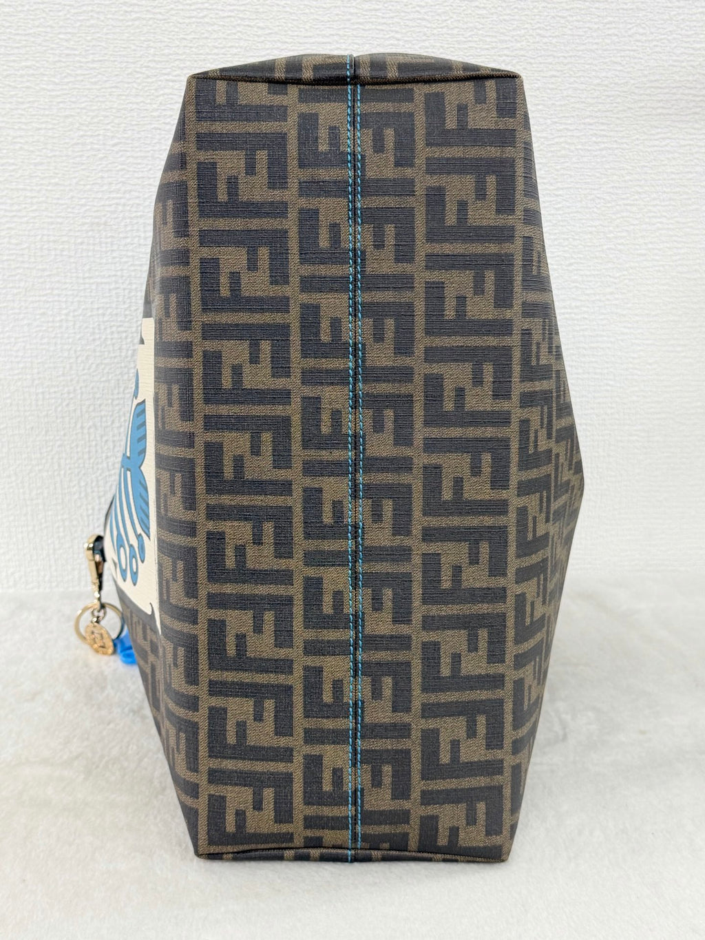 FENDI Fortune Fish Zucca Tote Bag