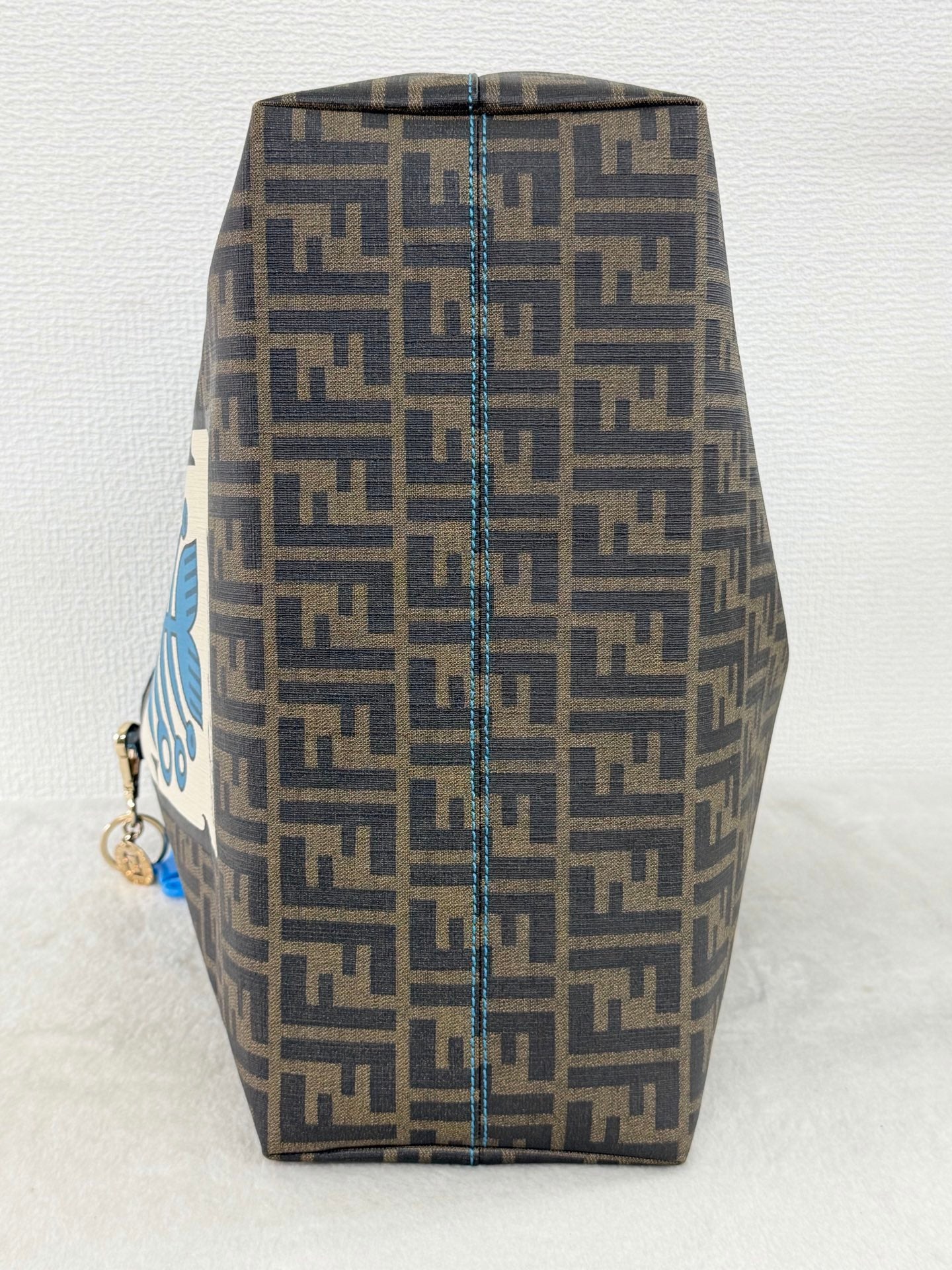 FENDI Fortune Fish Zucca Tote Bag