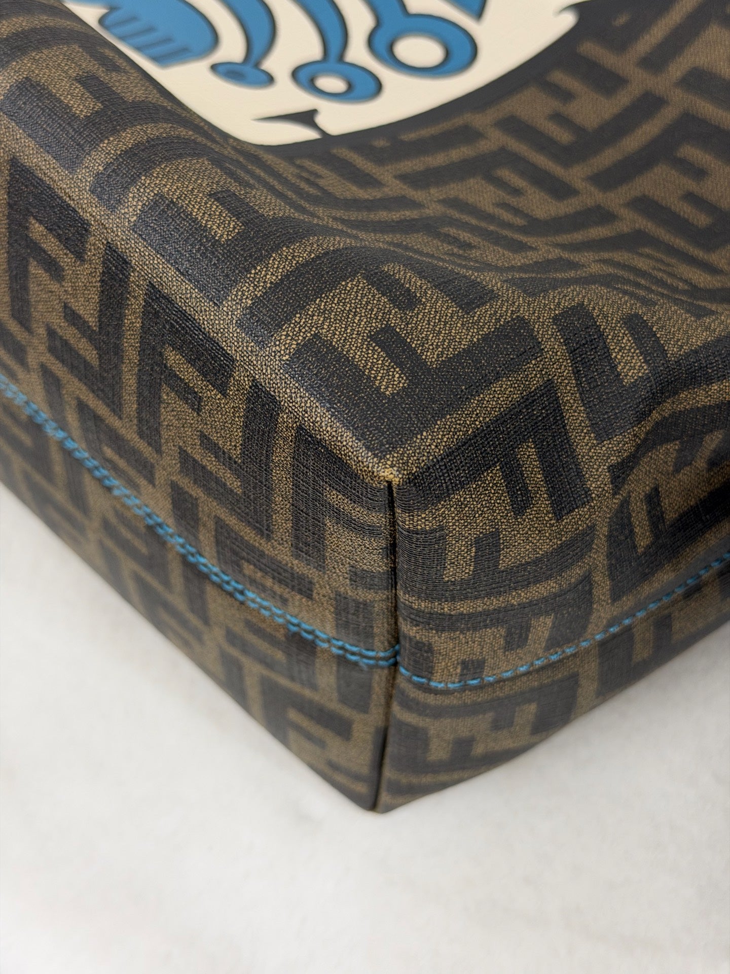 FENDI Fortune Fish Zucca Tote Bag