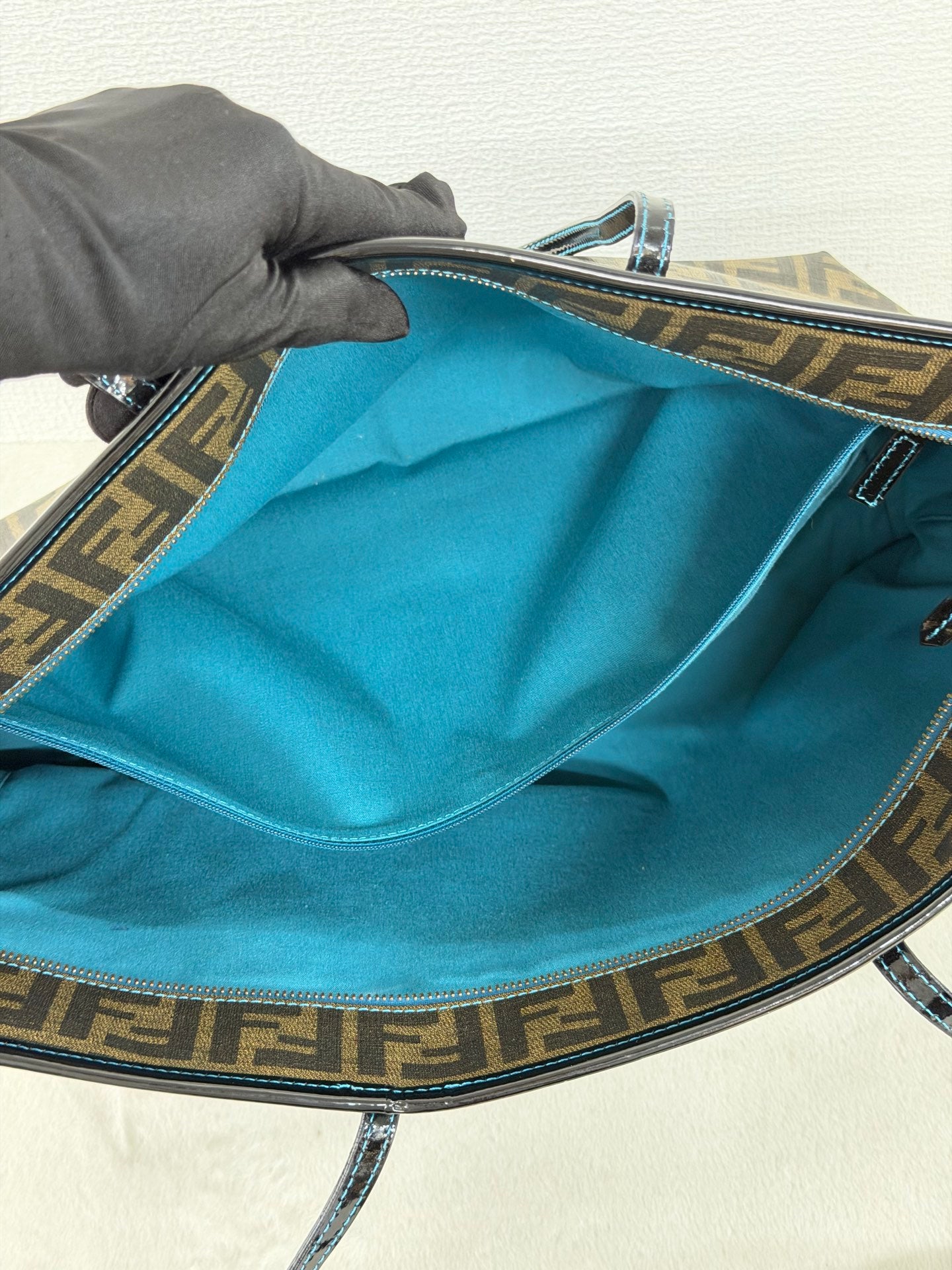 FENDI Fortune Fish Zucca Tote Bag