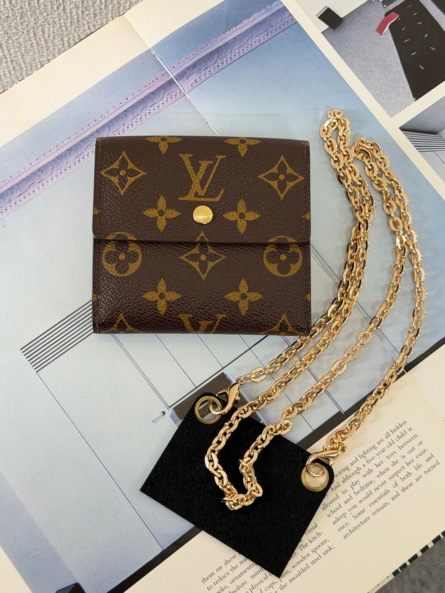 LOUIS VUITTON Monogram Trifold Wallet