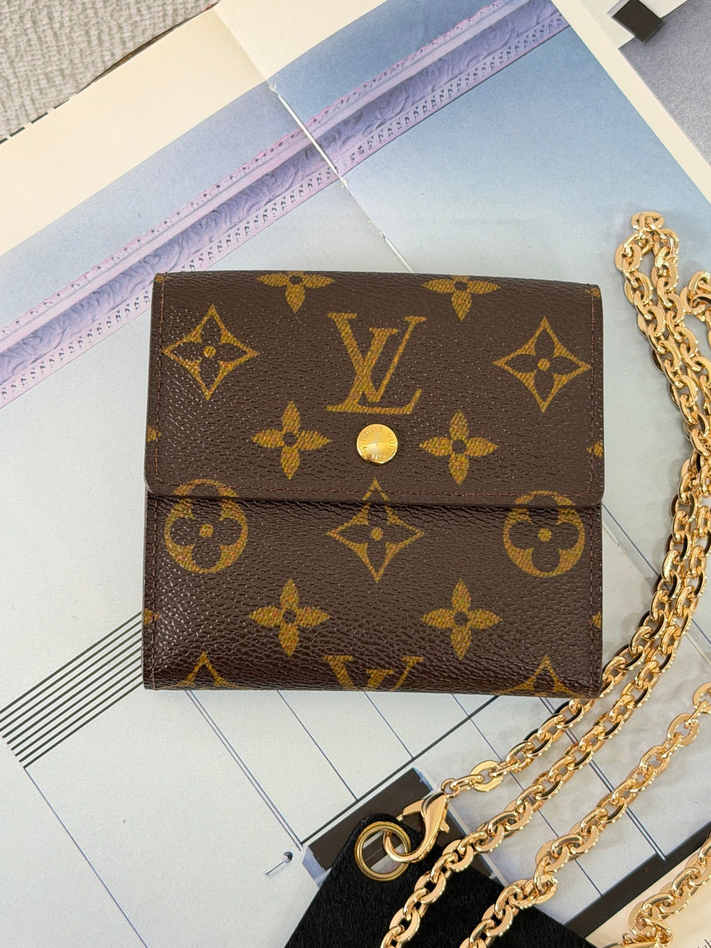 LOUIS VUITTON Monogram Trifold Wallet