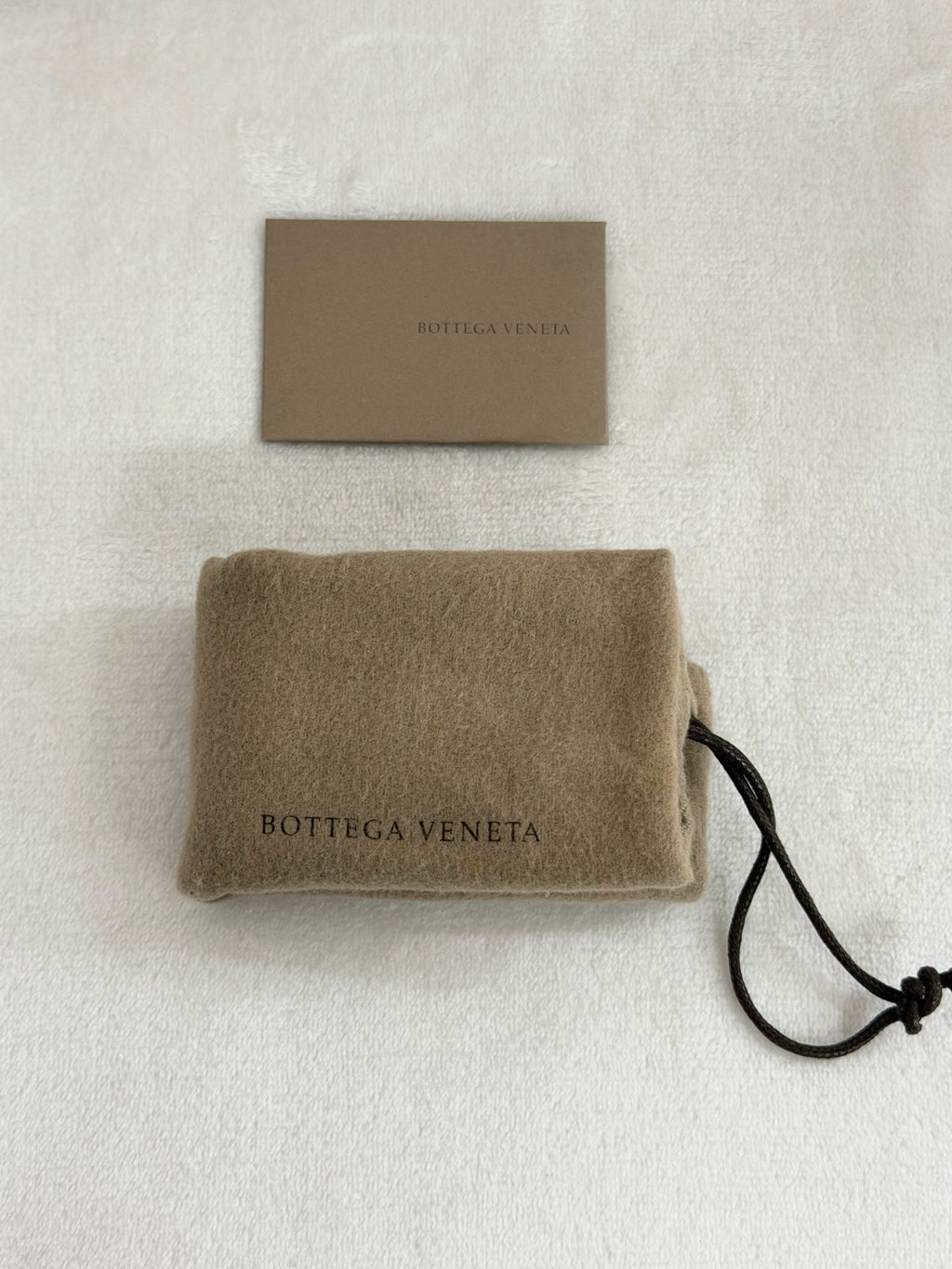 Bottega Veneta Intrecciato Metallic Bronze Cosmetic Pouch