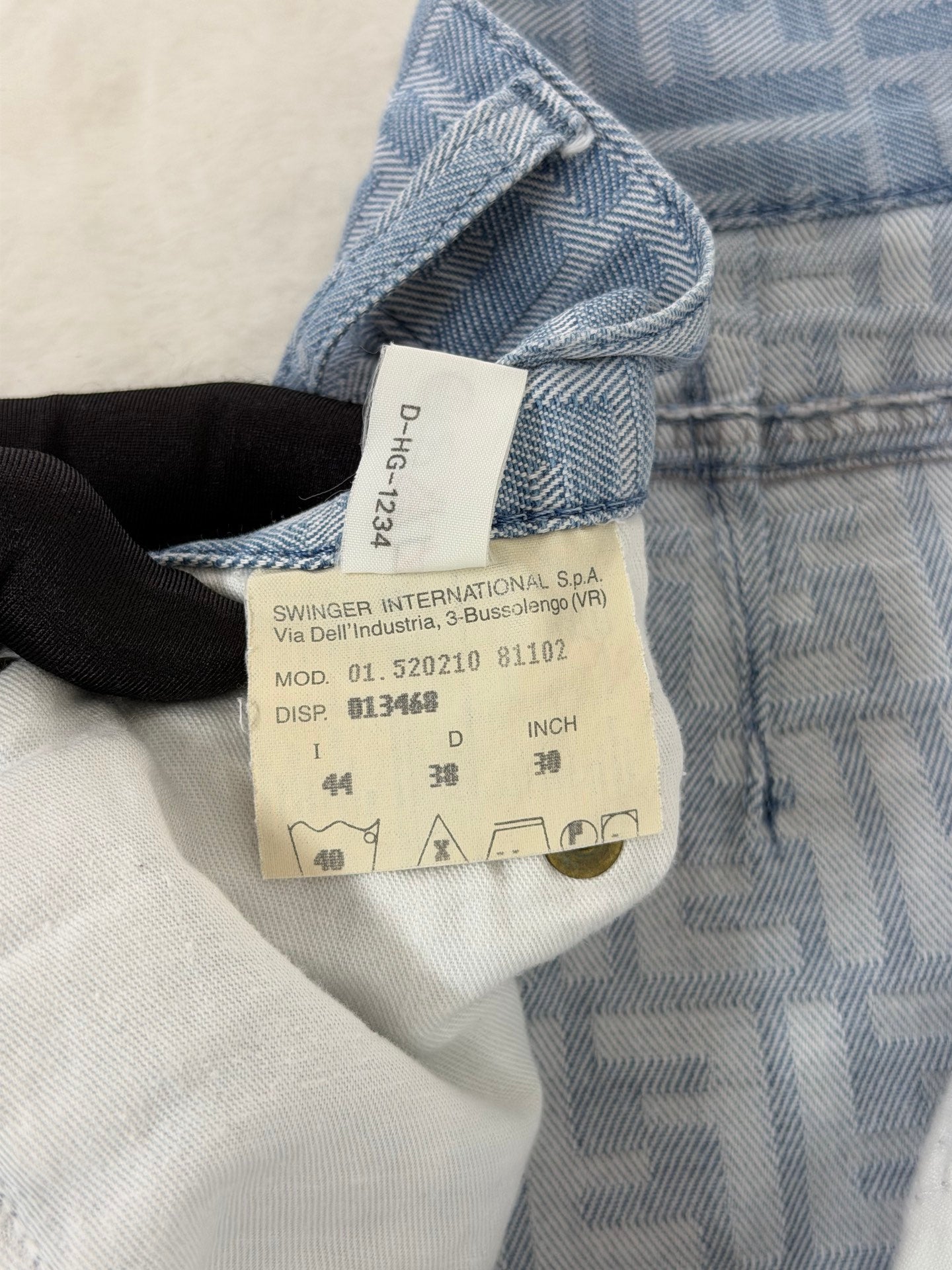 FENDI Zucca Monogram Pattern Denim Jeans