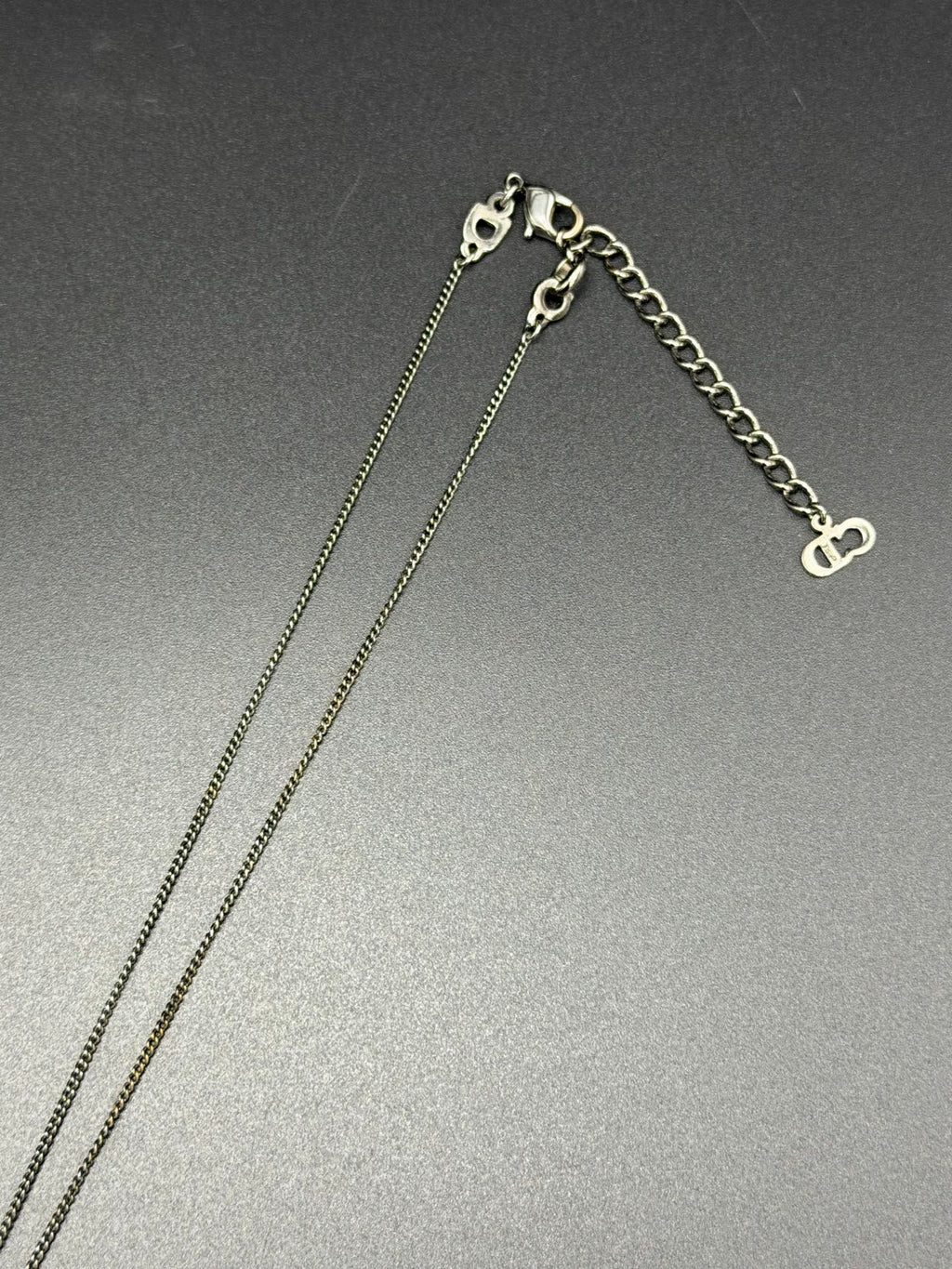 CHRISTIAN DIOR Label Necklace