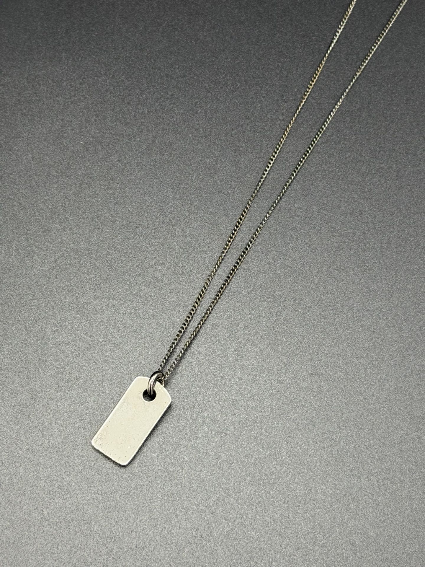 CHRISTIAN DIOR Label Necklace