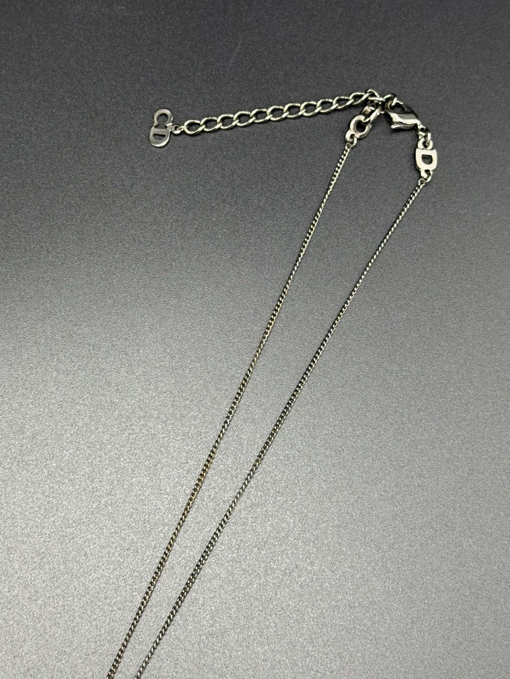 CHRISTIAN DIOR Label Necklace