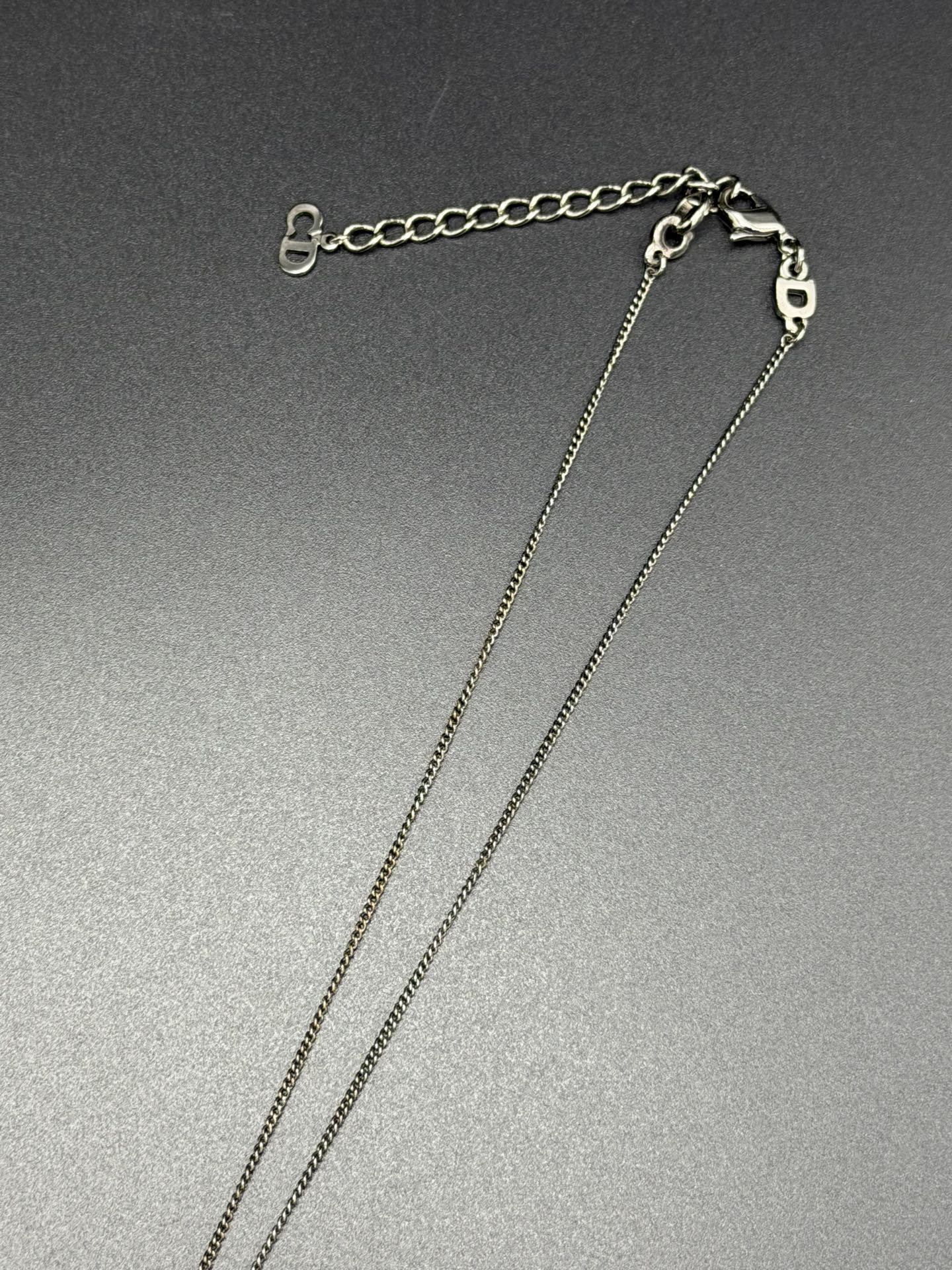 CHRISTIAN DIOR Label Necklace