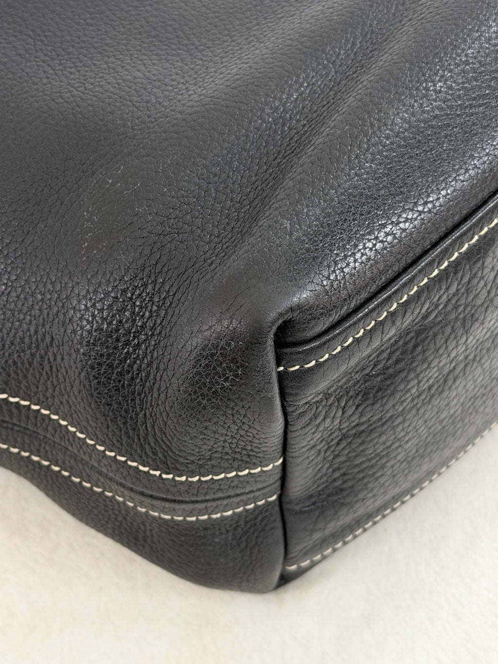 PRADA  Vitello Daino Hobo Bag.