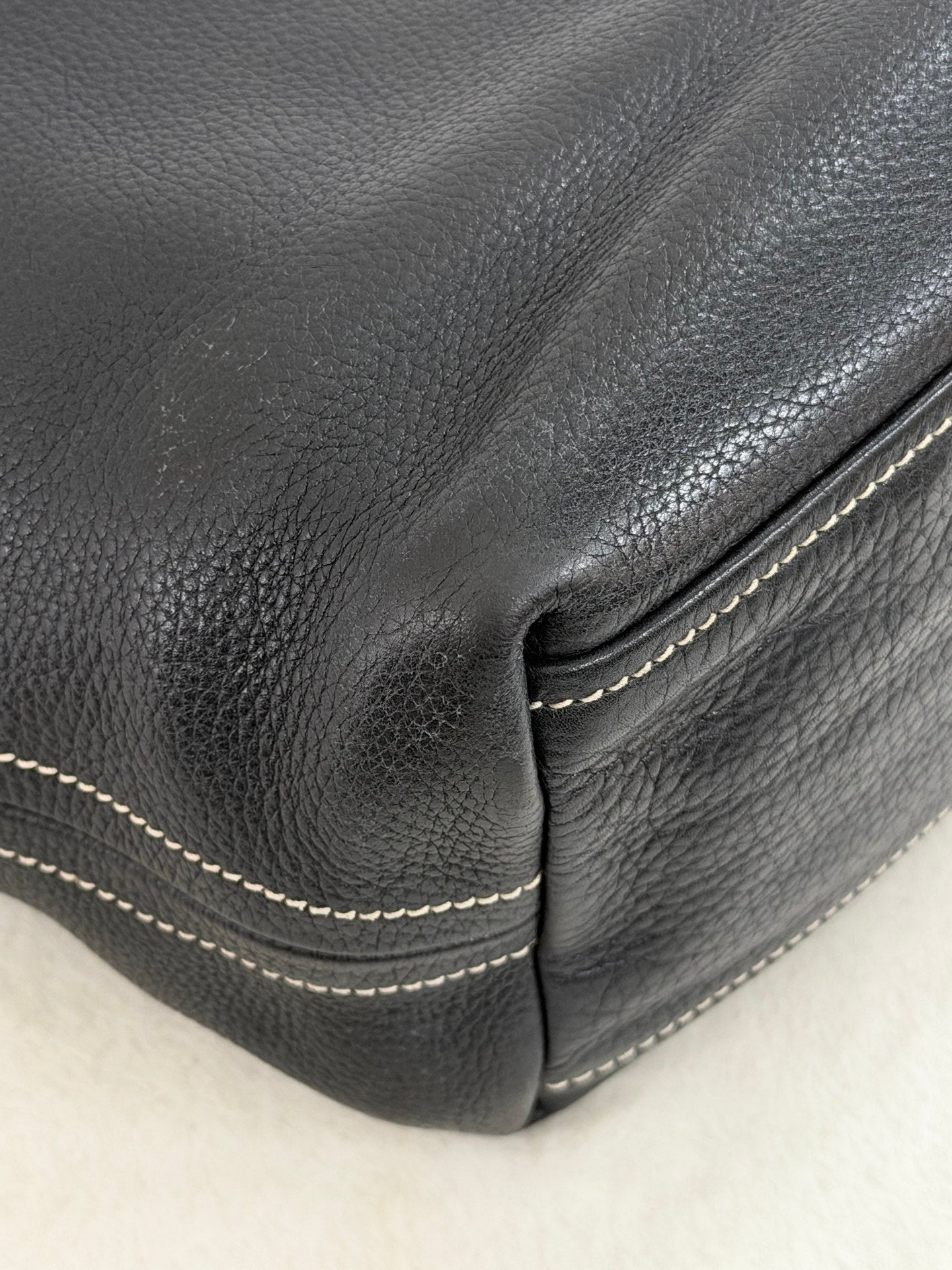 PRADA  Vitello Daino Hobo Bag.
