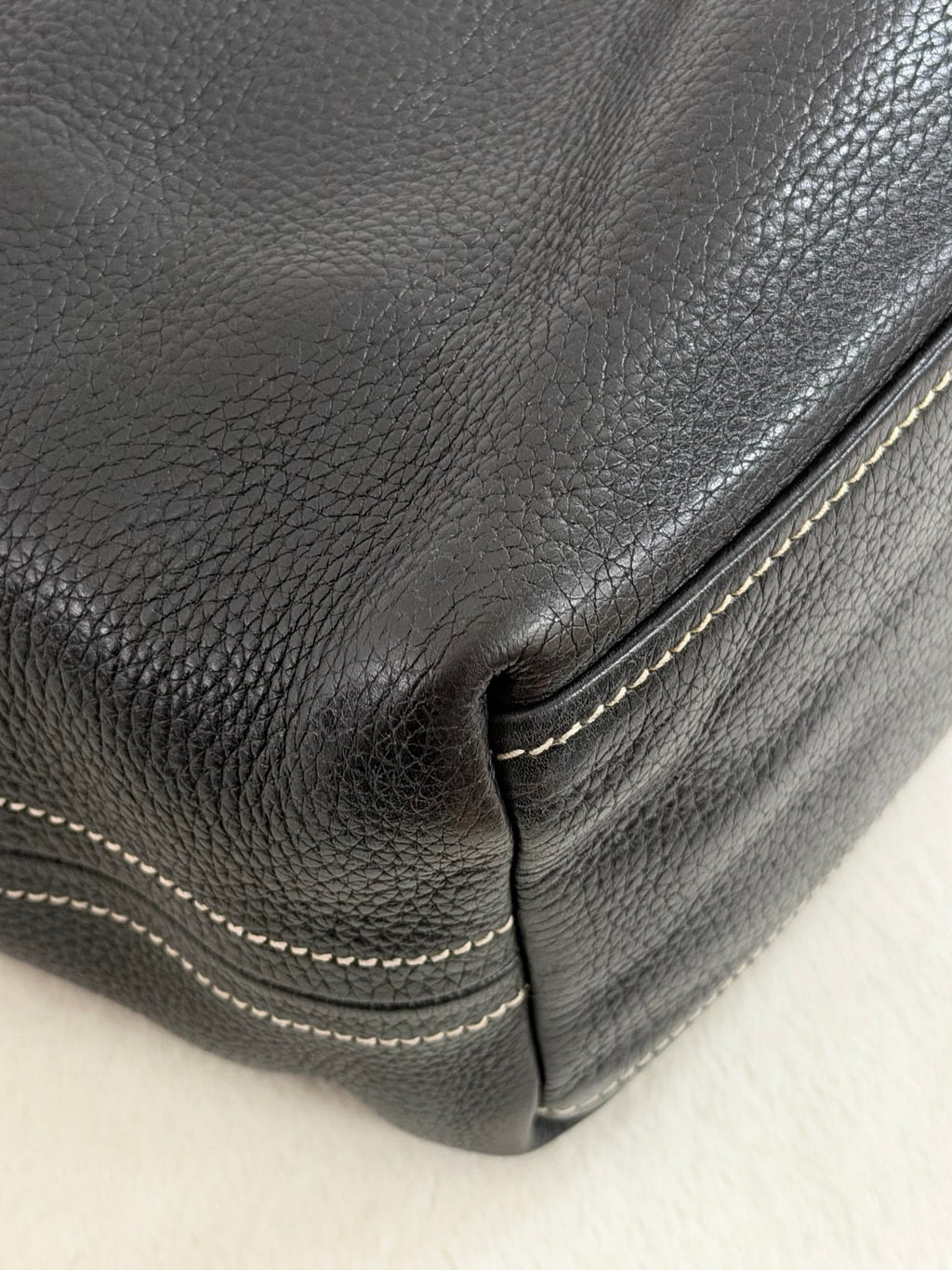 PRADA  Vitello Daino Hobo Bag.