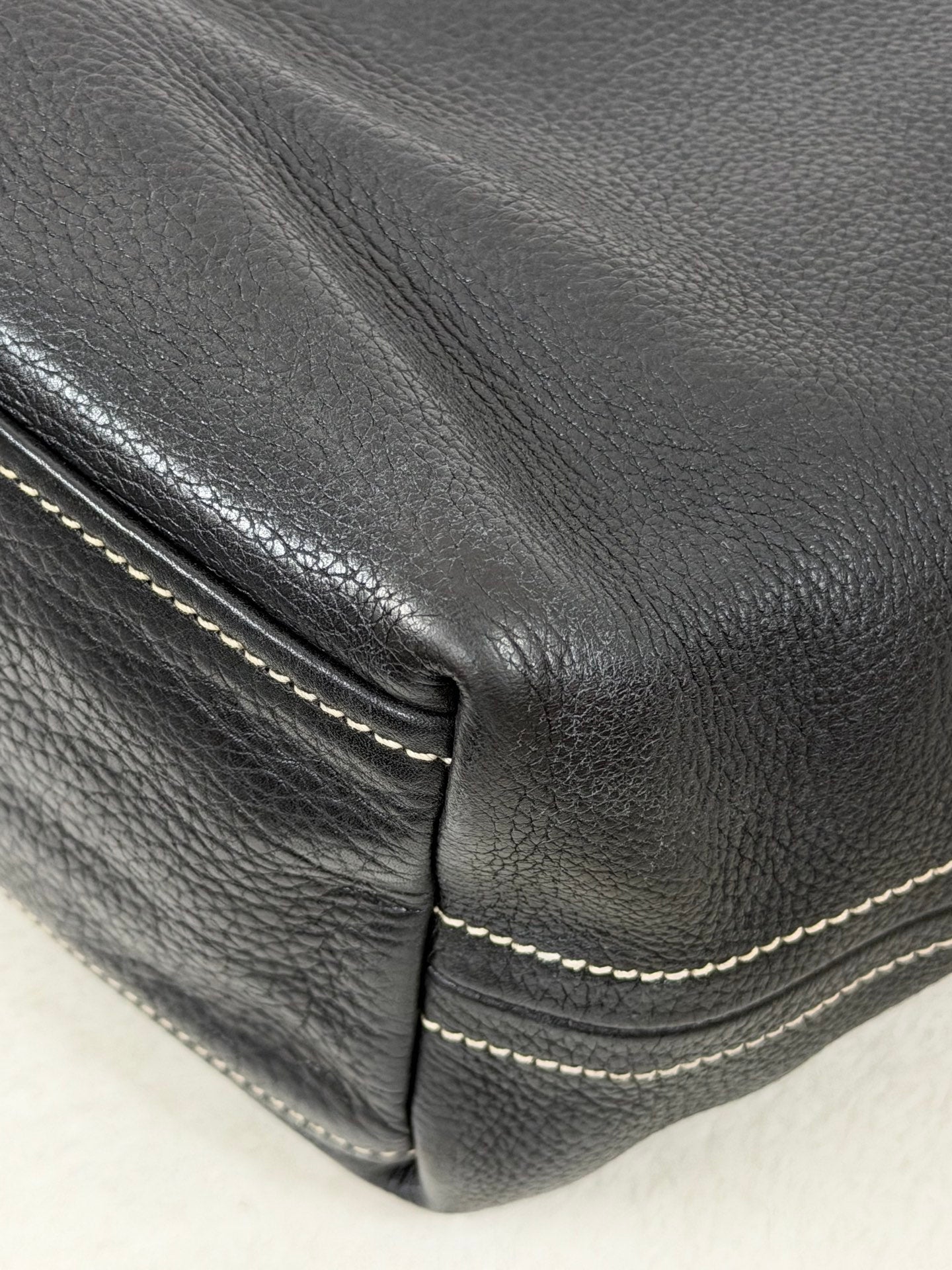 PRADA  Vitello Daino Hobo Bag.