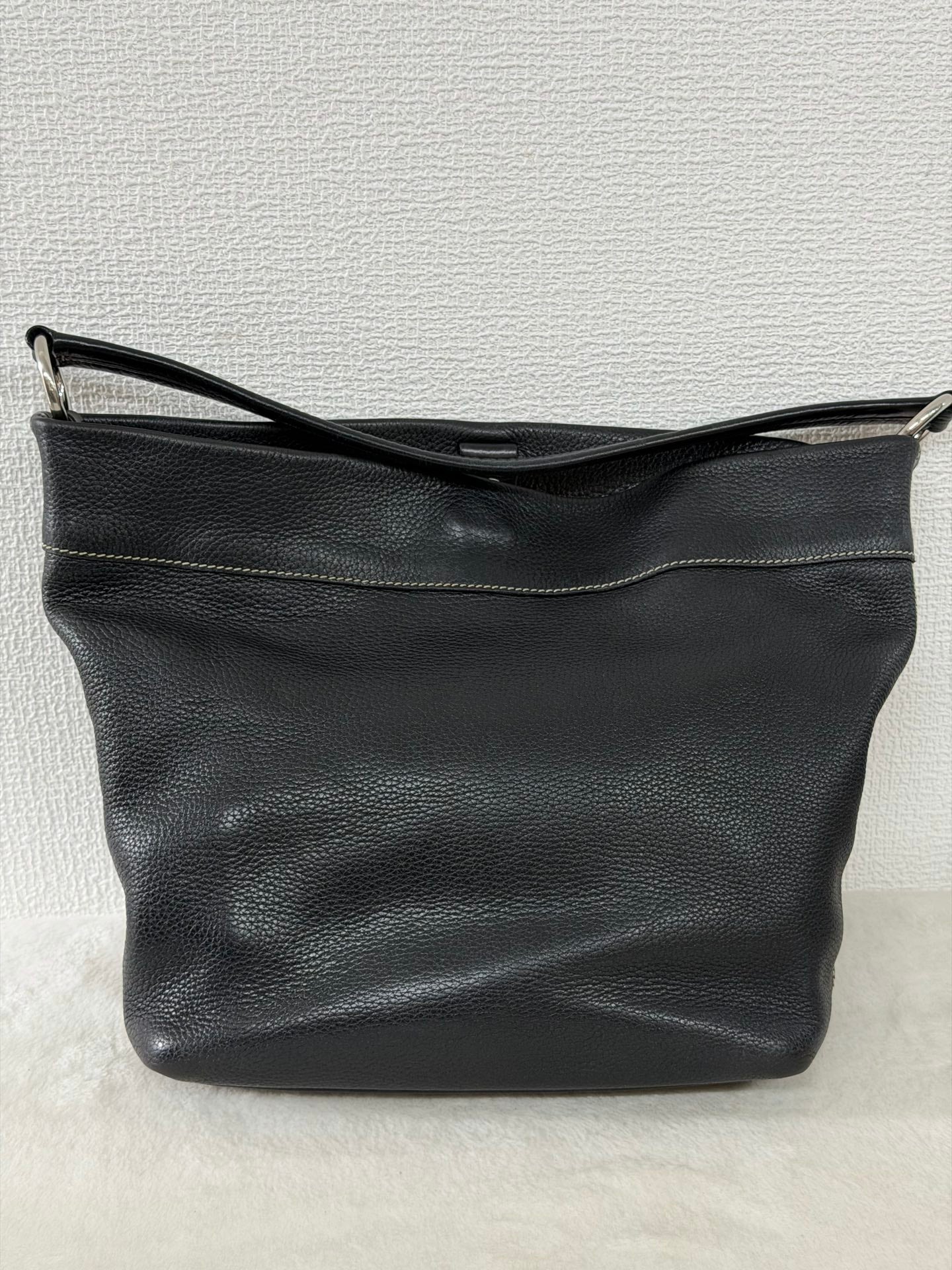 PRADA  Vitello Daino Hobo Bag.