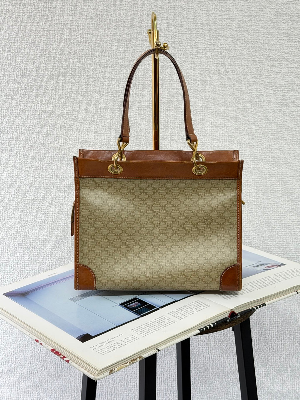 CELINE Macadam Square Tote Bag
