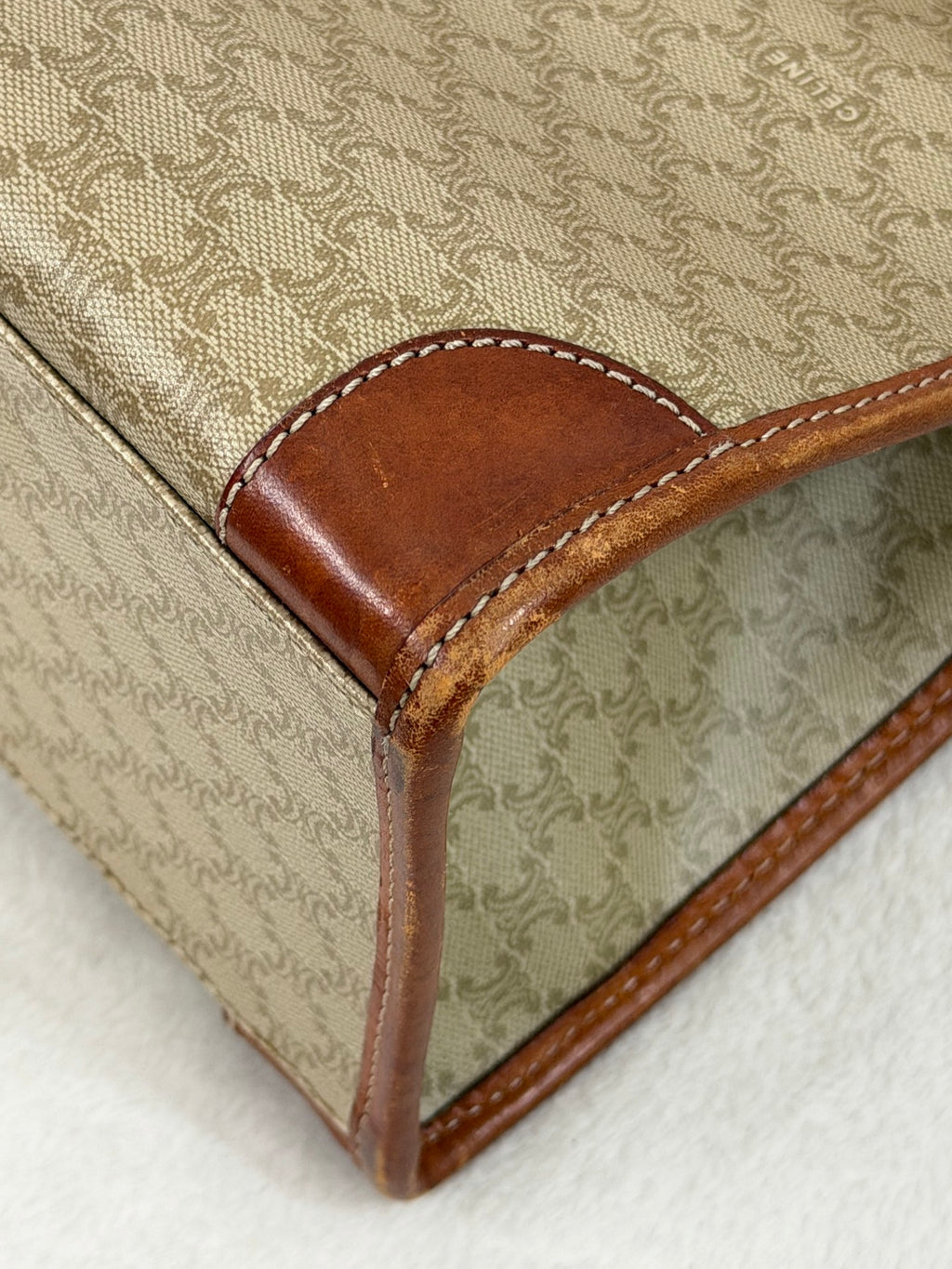 CELINE Macadam Square Tote Bag