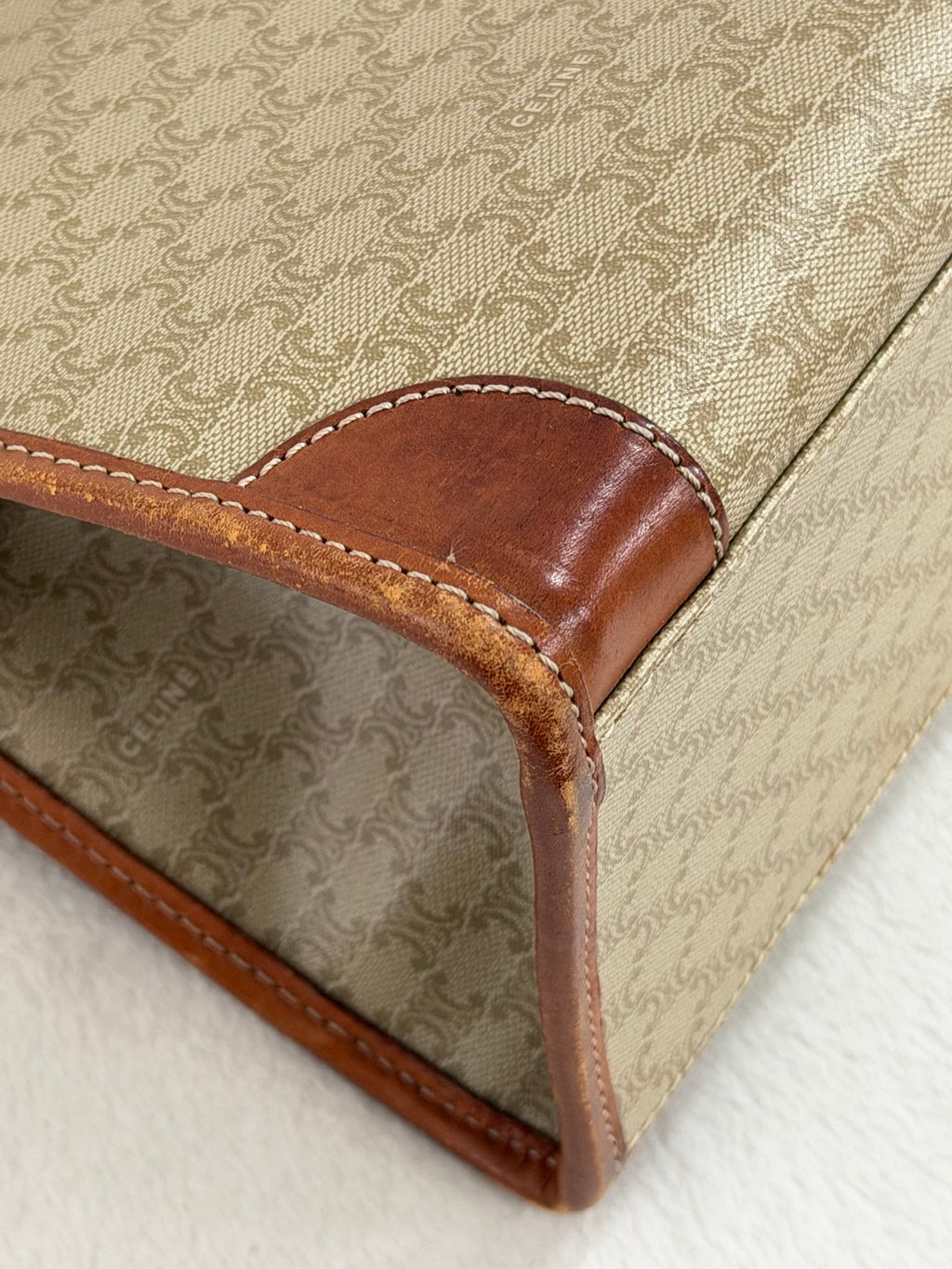 CELINE Macadam Square Tote Bag