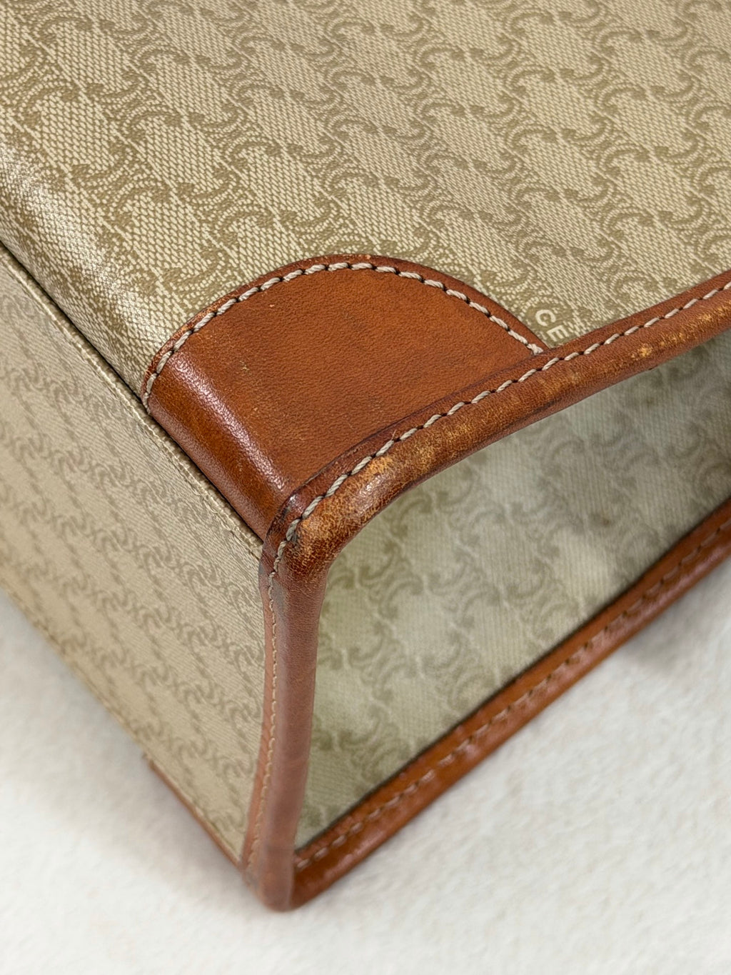 CELINE Macadam Square Tote Bag