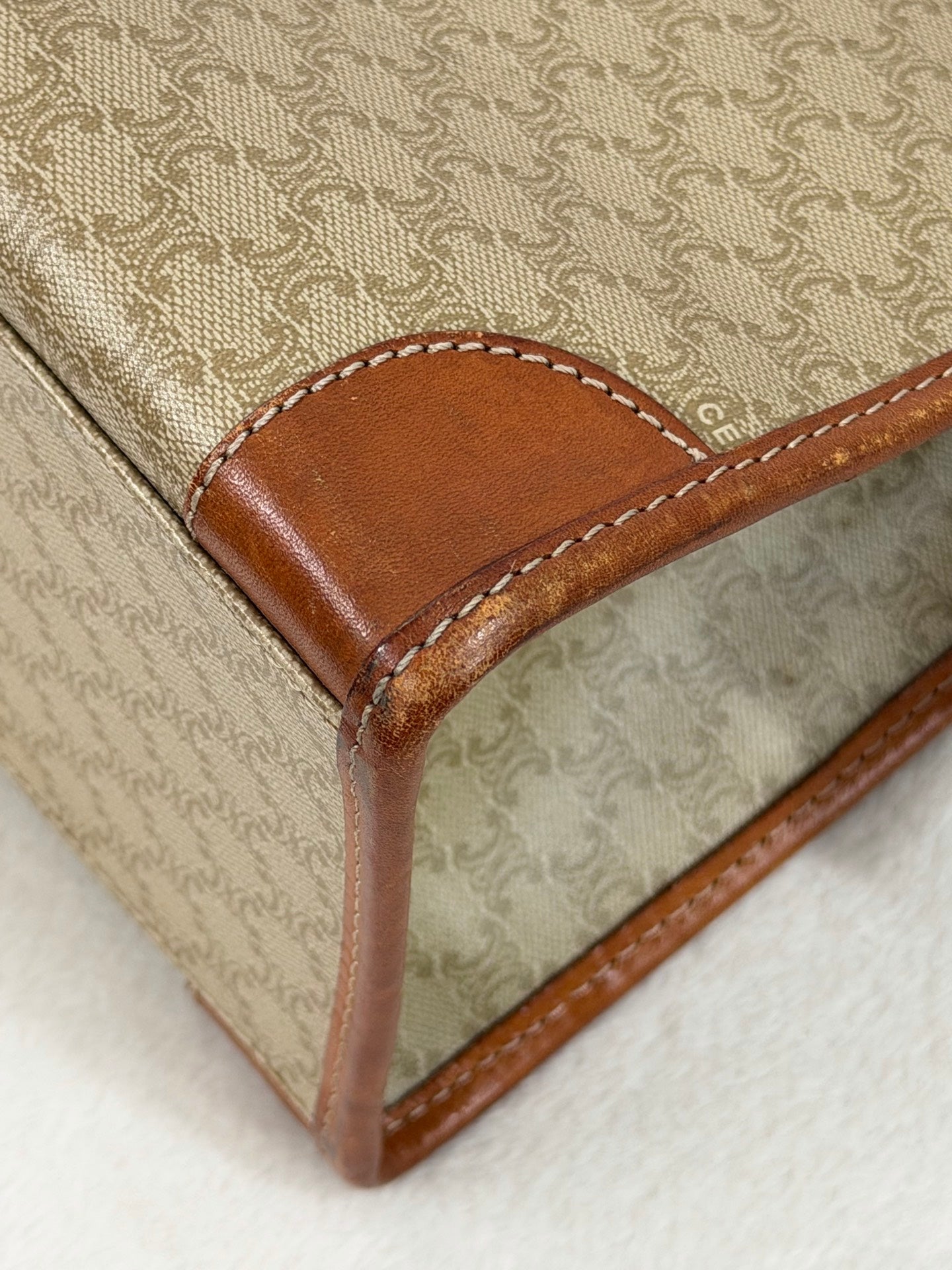 CELINE Macadam Square Tote Bag