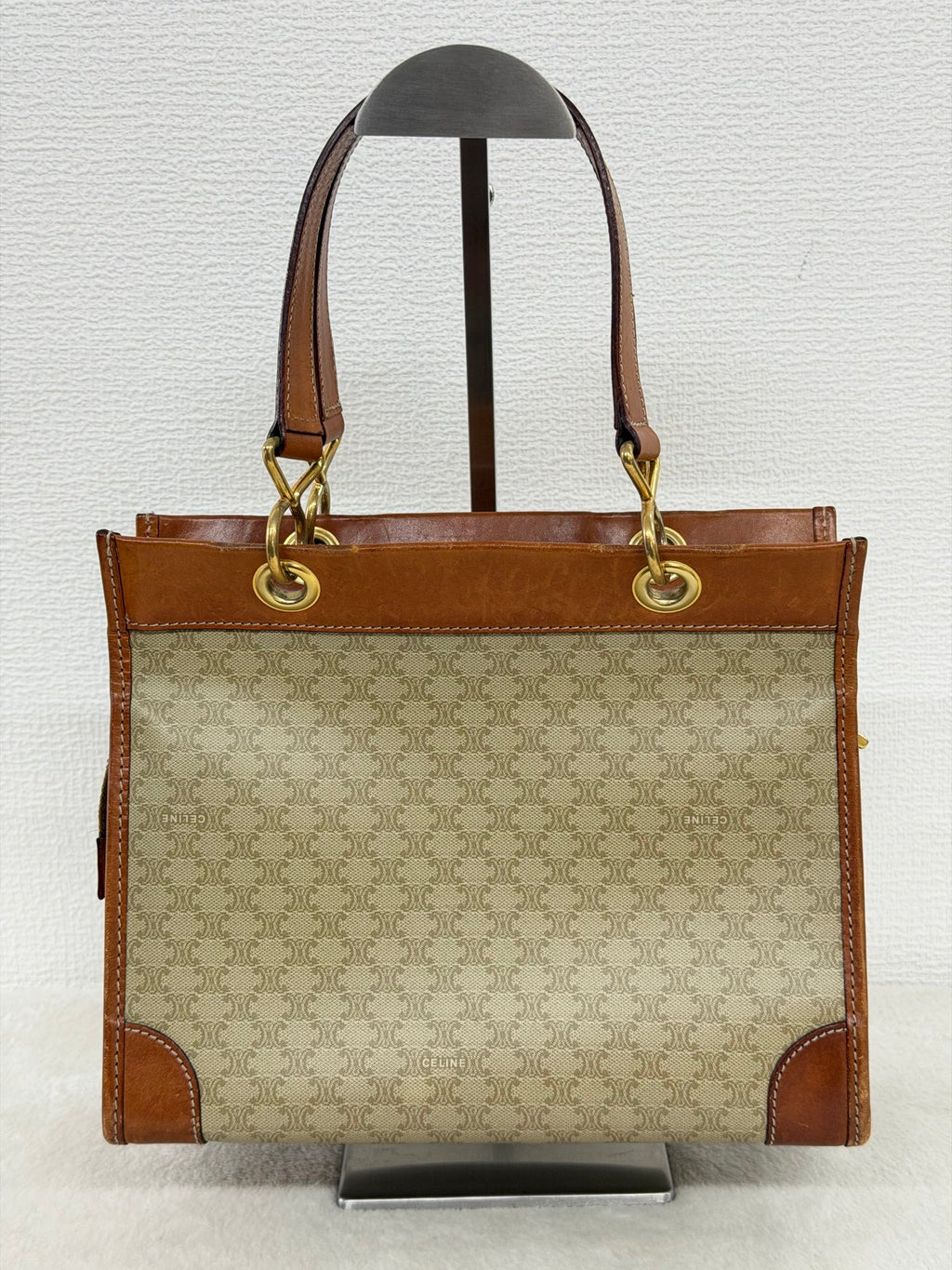 CELINE Macadam Square Tote Bag