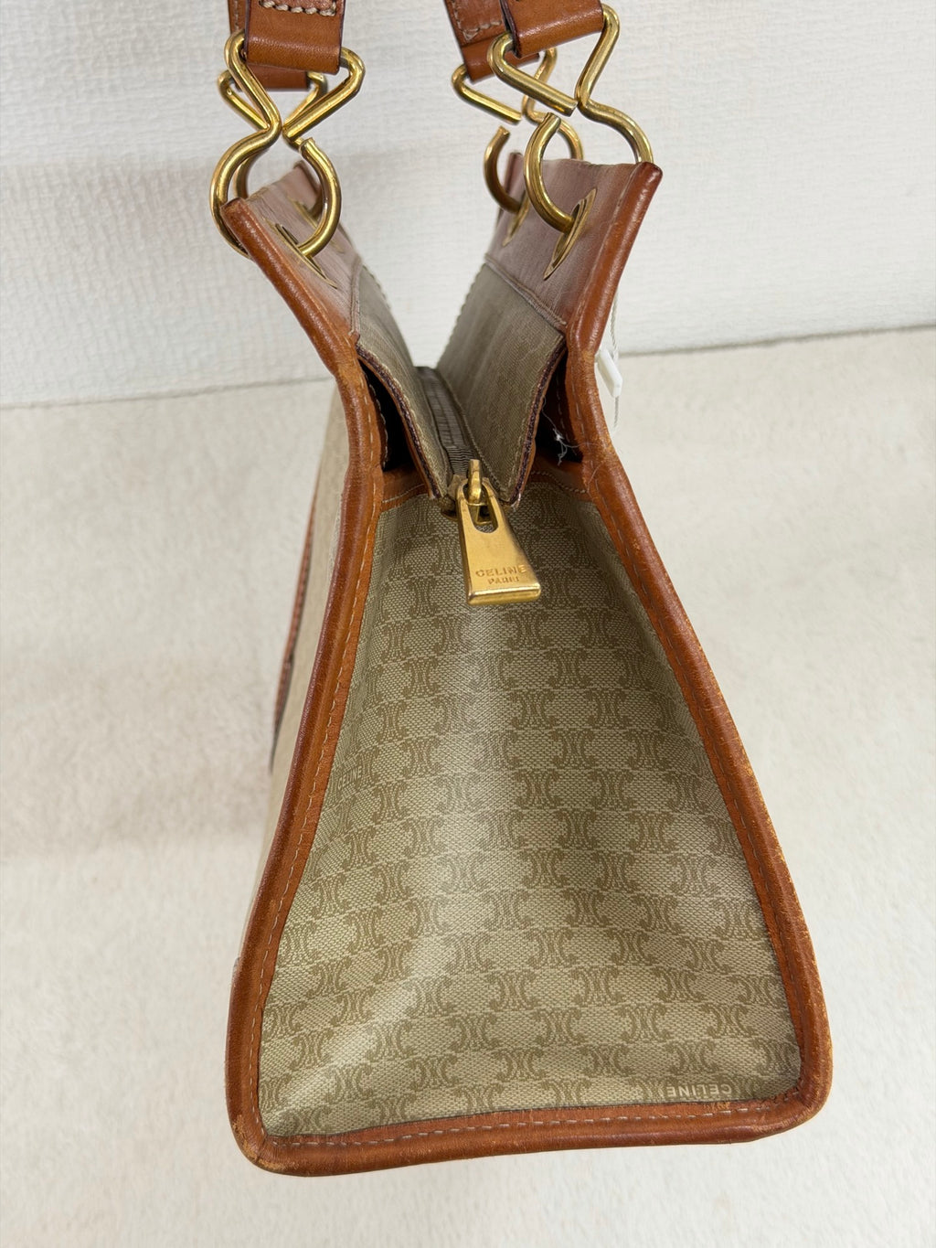CELINE Macadam Square Tote Bag