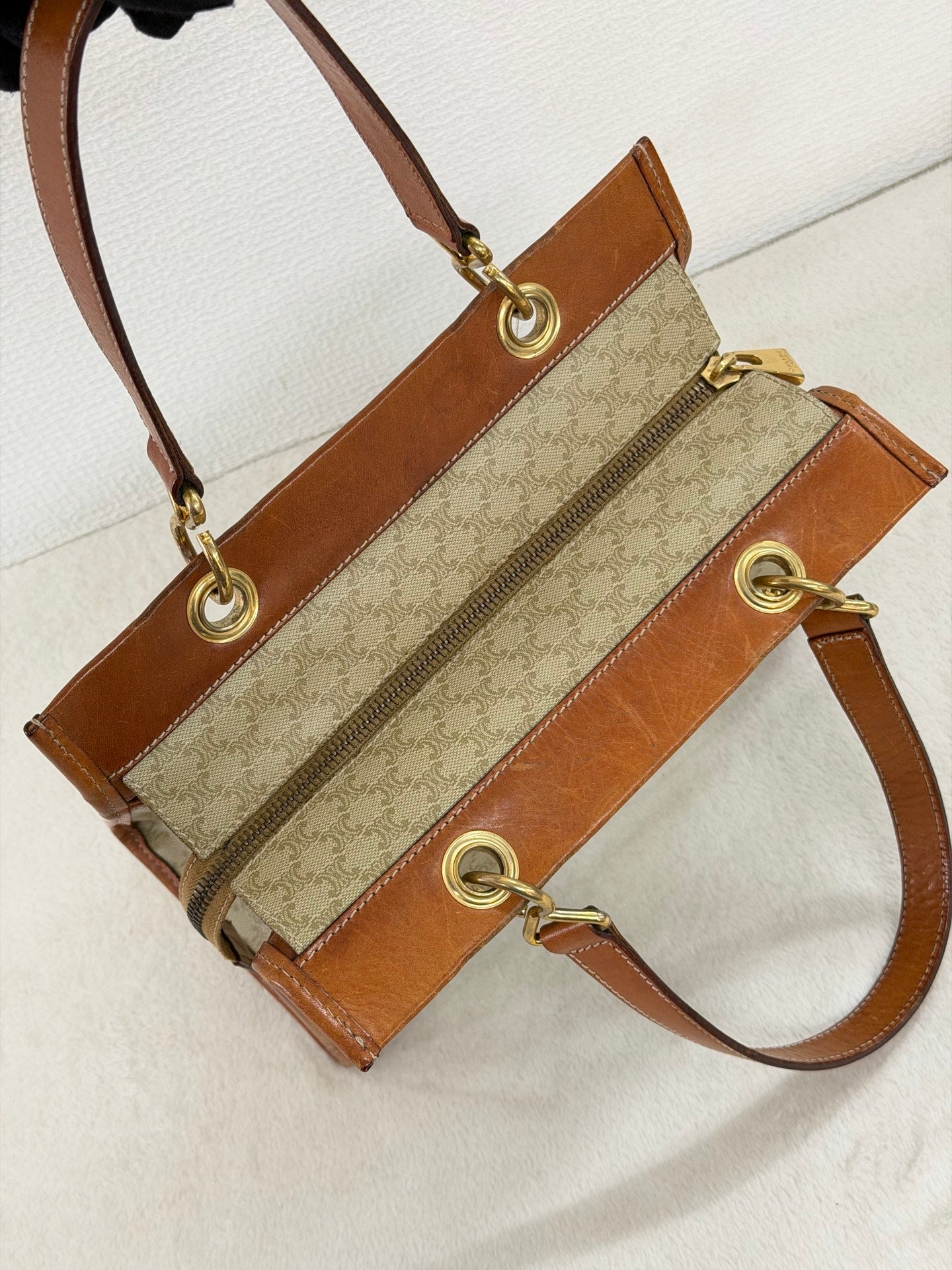 CELINE Macadam Square Tote Bag